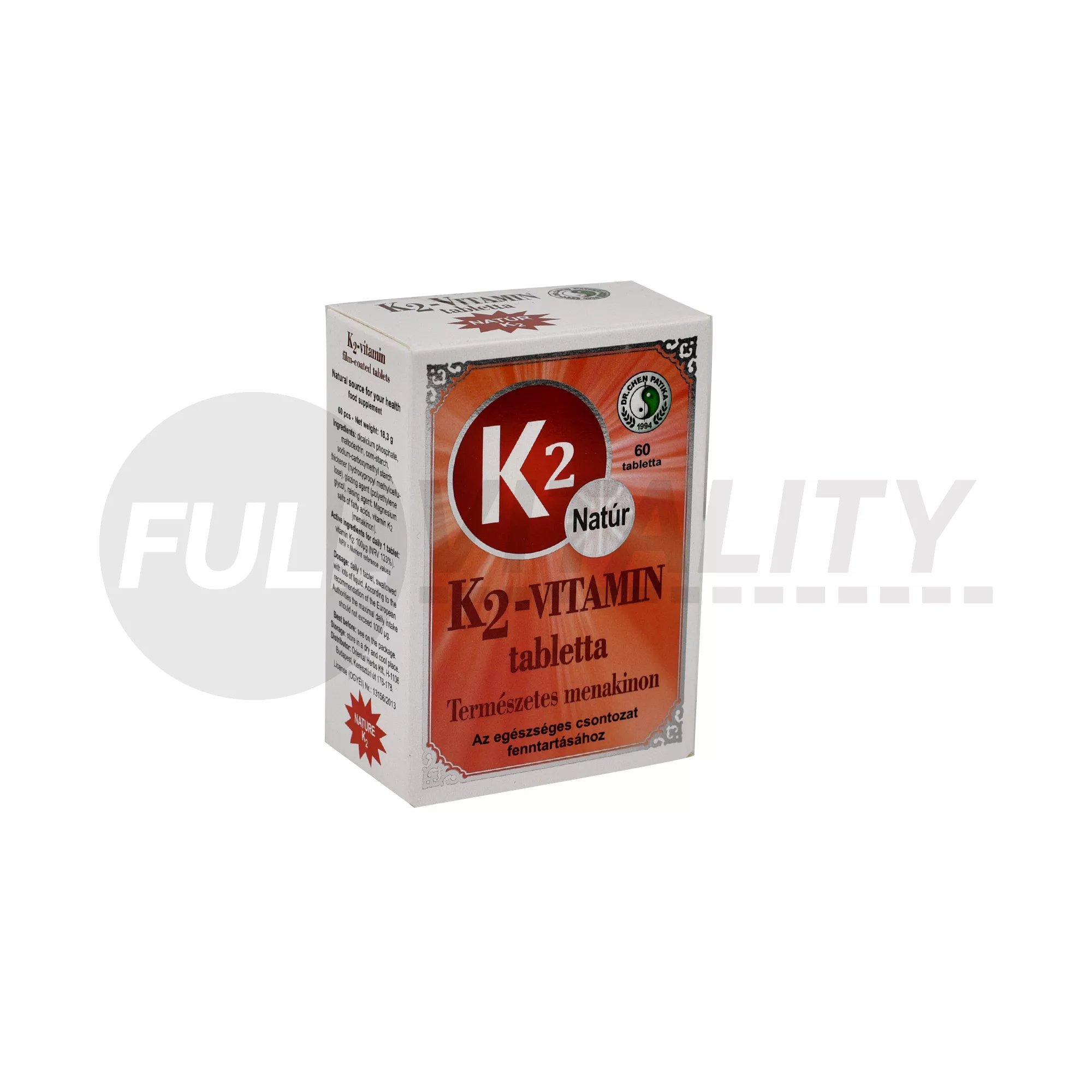 DR.CHEN K2-VITAMIN TABLETTA 60DB