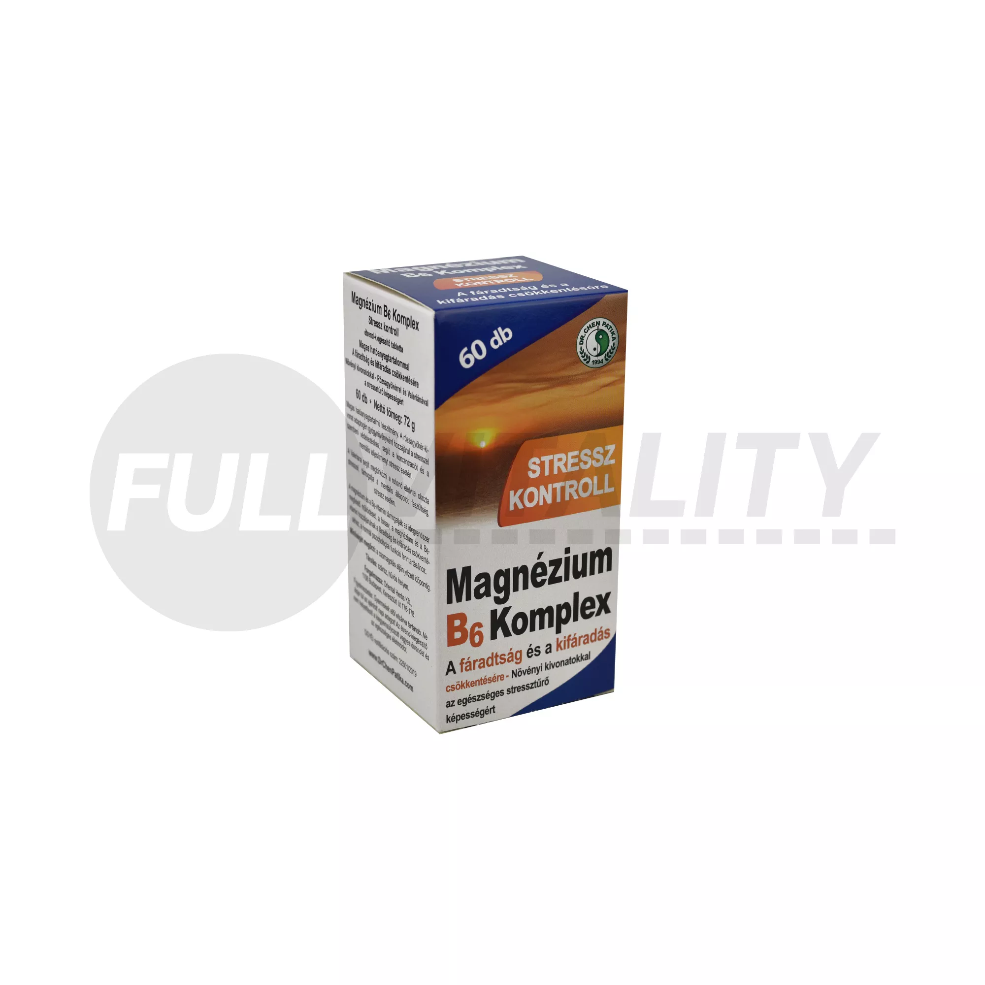 DR.CHEN MAGNÉZIUM B6 KOMPLEX STRESSZ KONTROLL TABLETTA 60DB