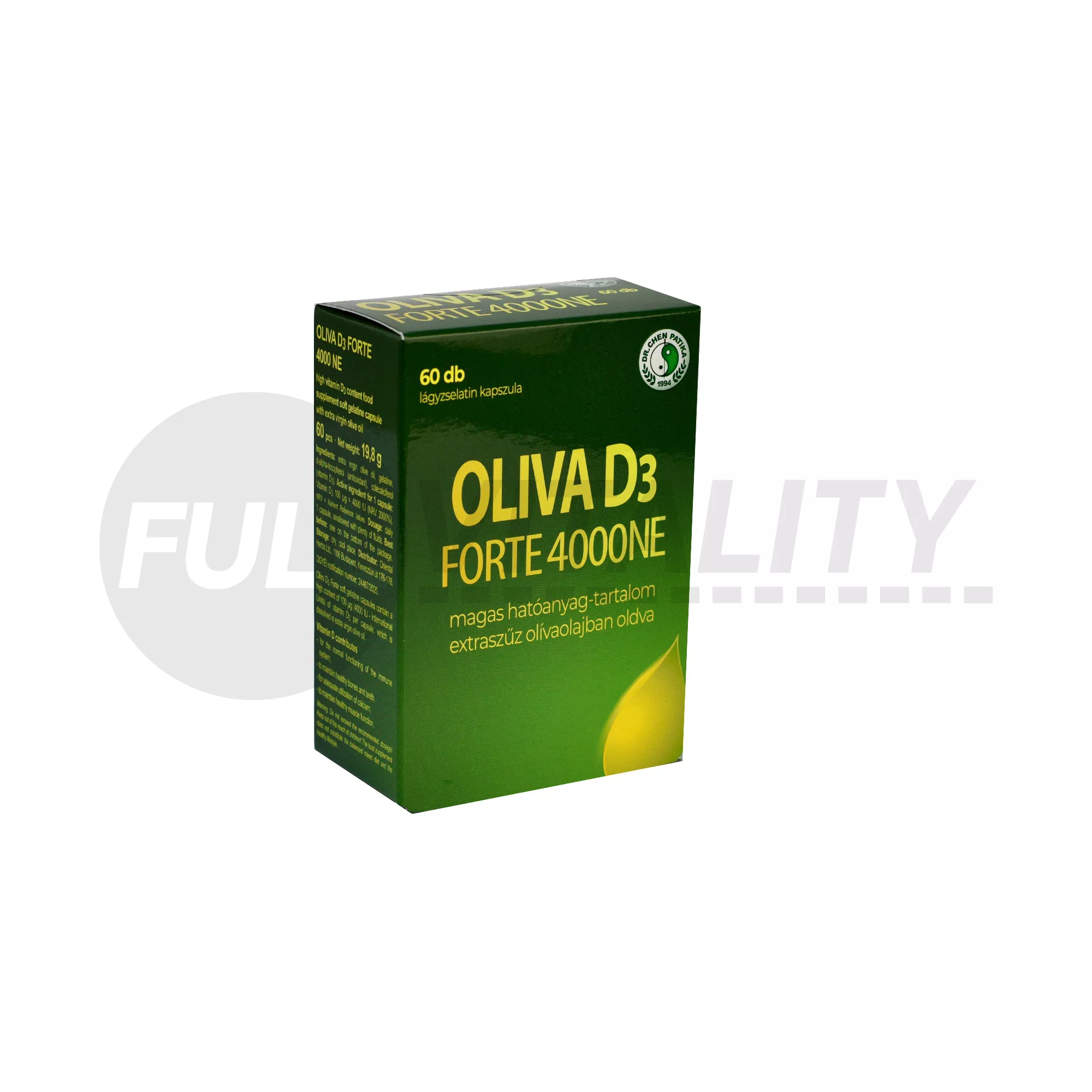 DR.CHEN OLIVA D3 FORTE 4000 NE 60DB