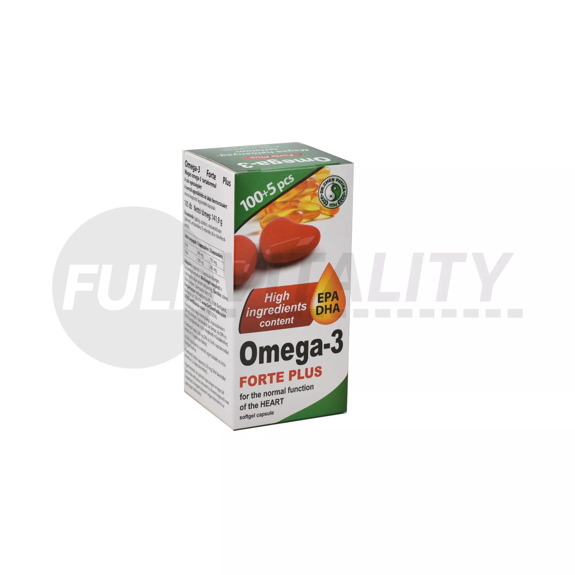 DR.CHEN OMEGA-3 FORTE PLUS KAPSZULA 105DB