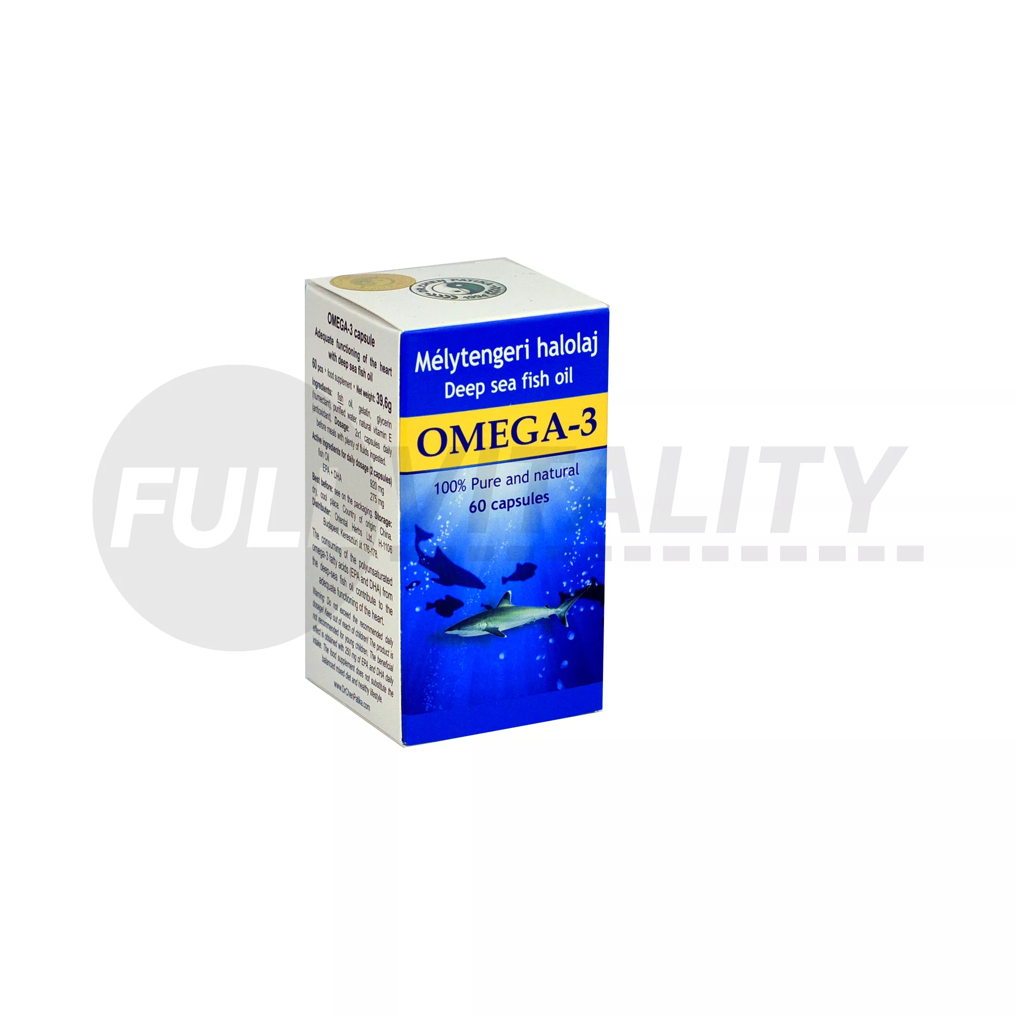 DR.CHEN OMEGA-3 MÉLYTENGERI HALOLAJ KAPSZULA 60DB