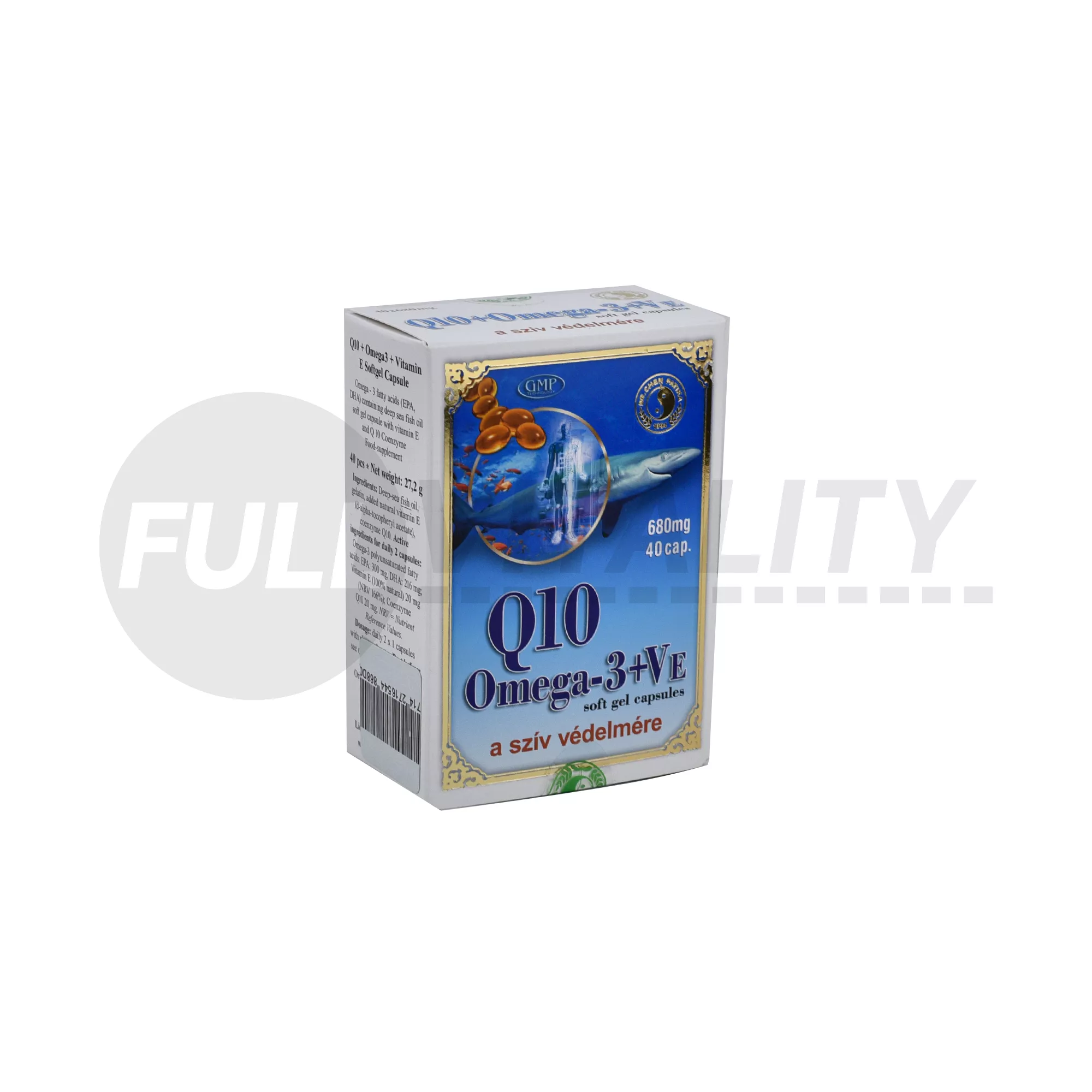 DR.CHEN Q10 KOENZIM+OMEGA+E-VITAMIN KAPSZULA 40DB