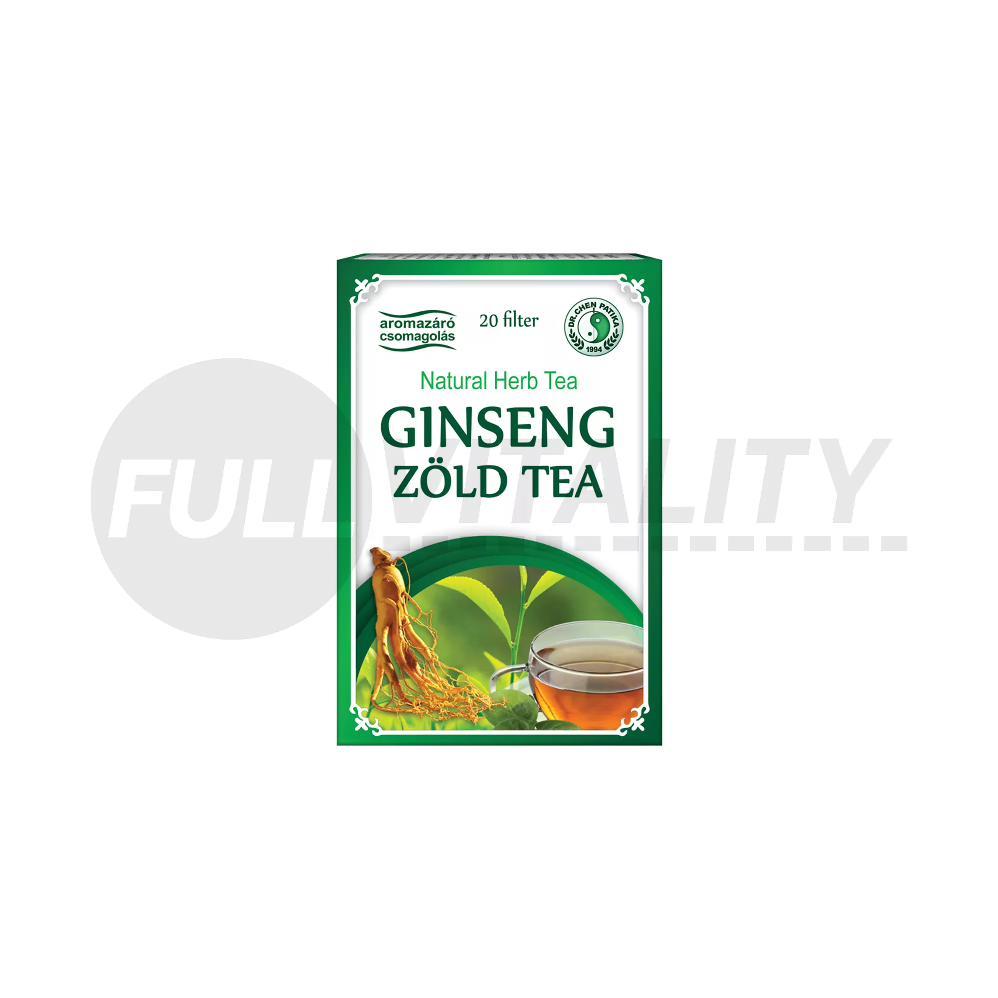 DR.CHEN TEAKEVERÉK GINSENG+ZÖLDTEA FILTERES 20DB