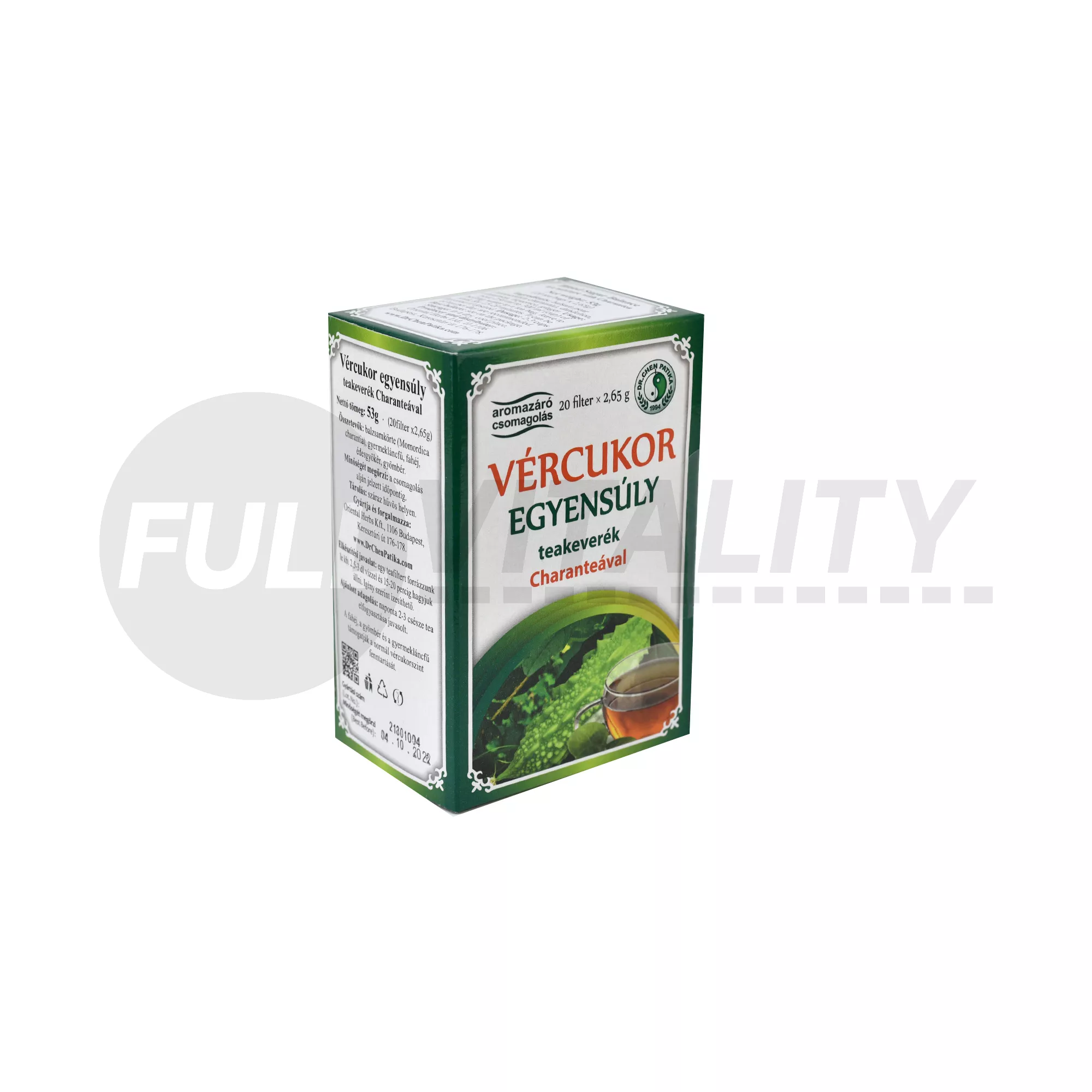 DR.CHEN VÉRCUKOR EGYENSÚLY TEA CHARANTEÁVAL 20DB