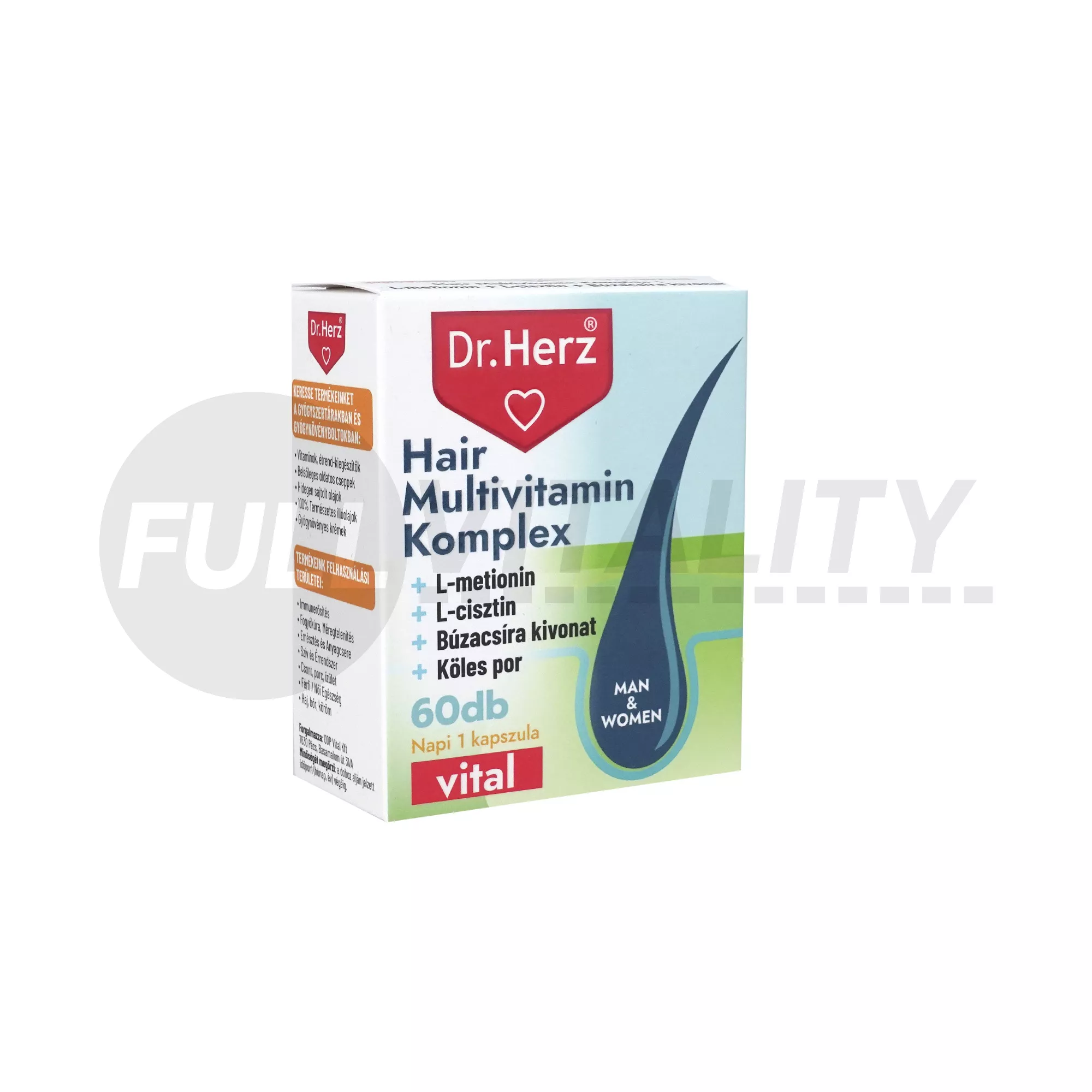 DR. HERZ HAIR MULTIVITAMIN KOMPLEX KAPSZULA 60DB