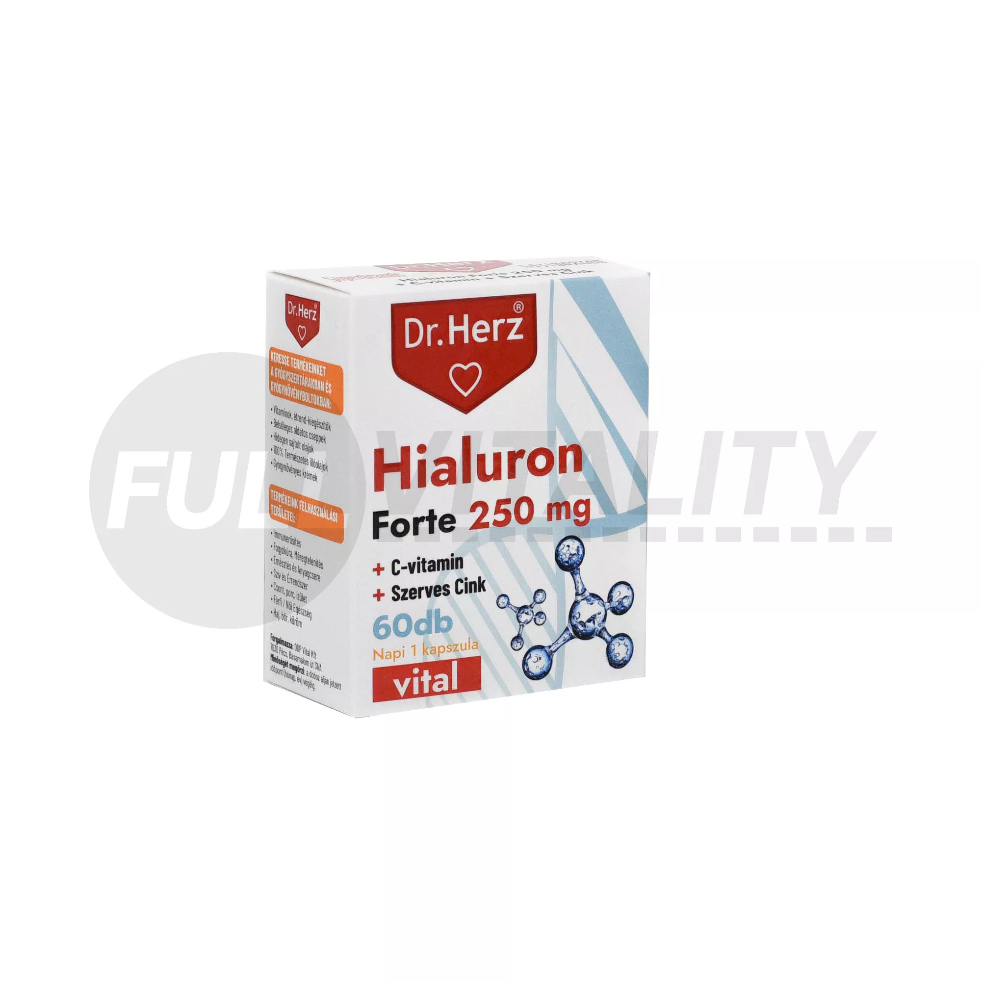 DR. HERZ HIALURON FORTE 250MG 60DB