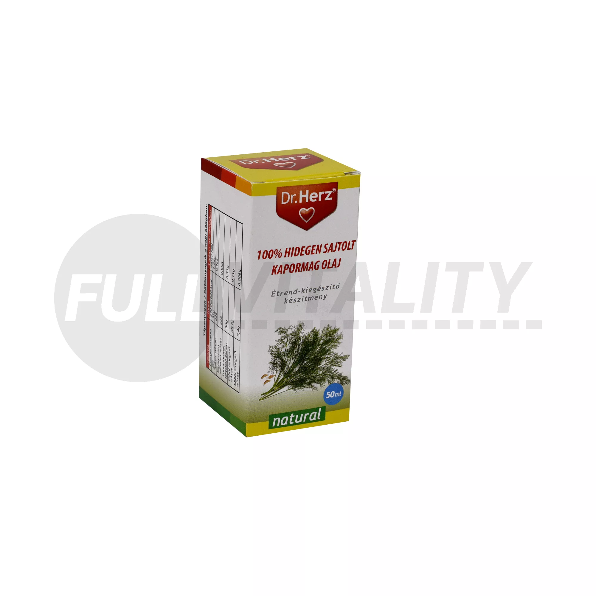 DR. HERZ KAPORMAG OLAJ 100% HIDEGEN SAJTOLT 50ML
