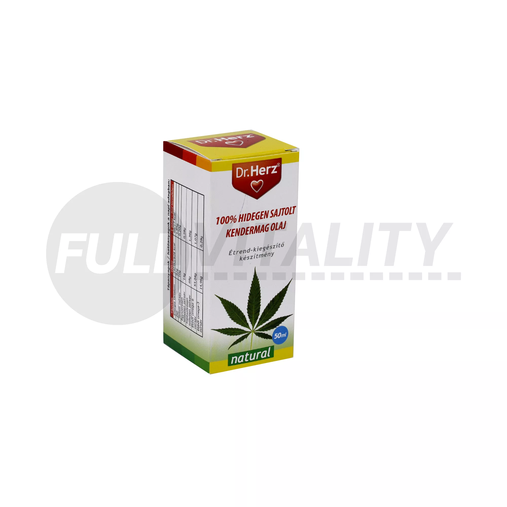 DR. HERZ KENDERMAG OLAJ 100% HIDEGEN SAJTOLT 50ML