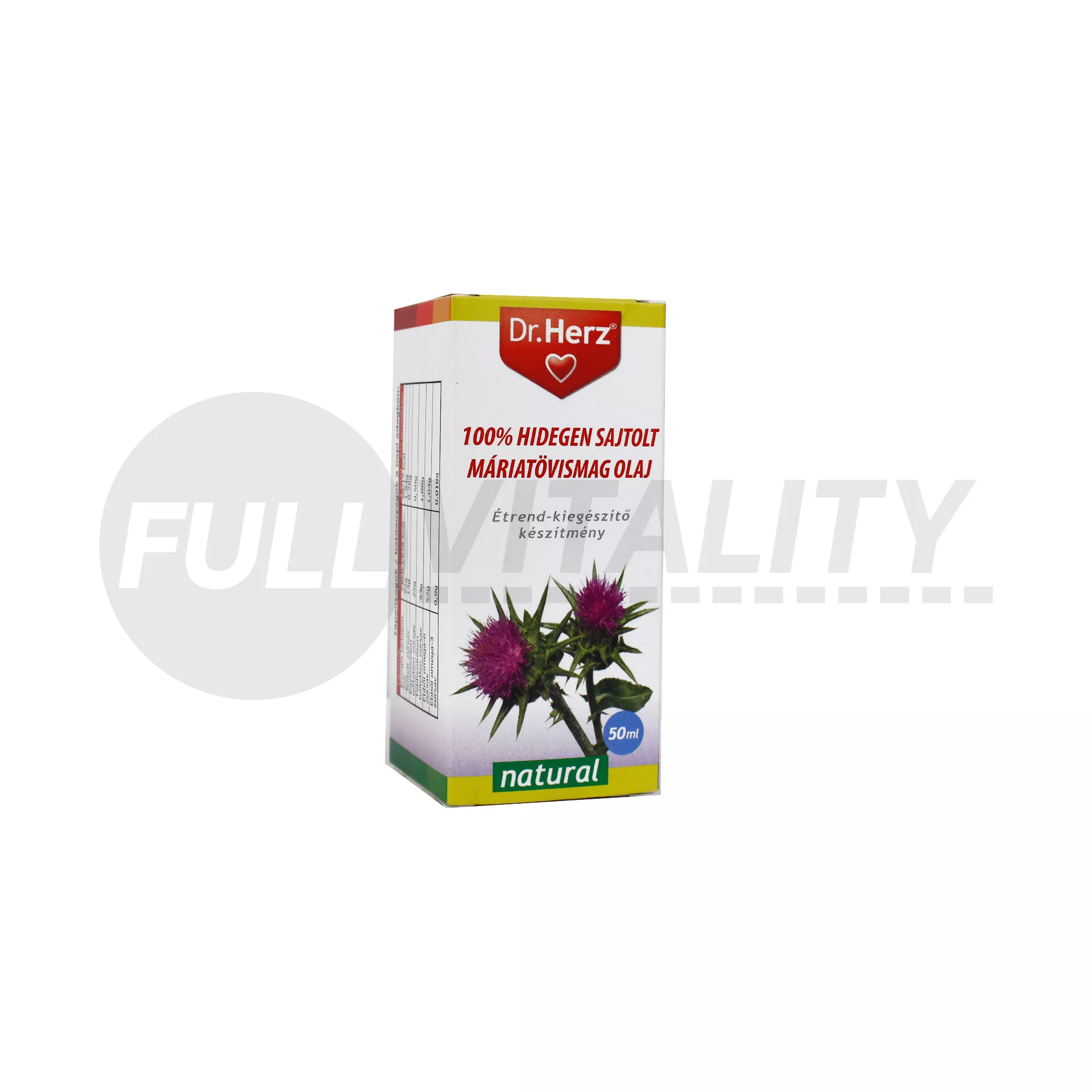 DR. HERZ MÁRIATÖVISMAG OLAJ 100% HIDEGEN SAJTOLT 50ML