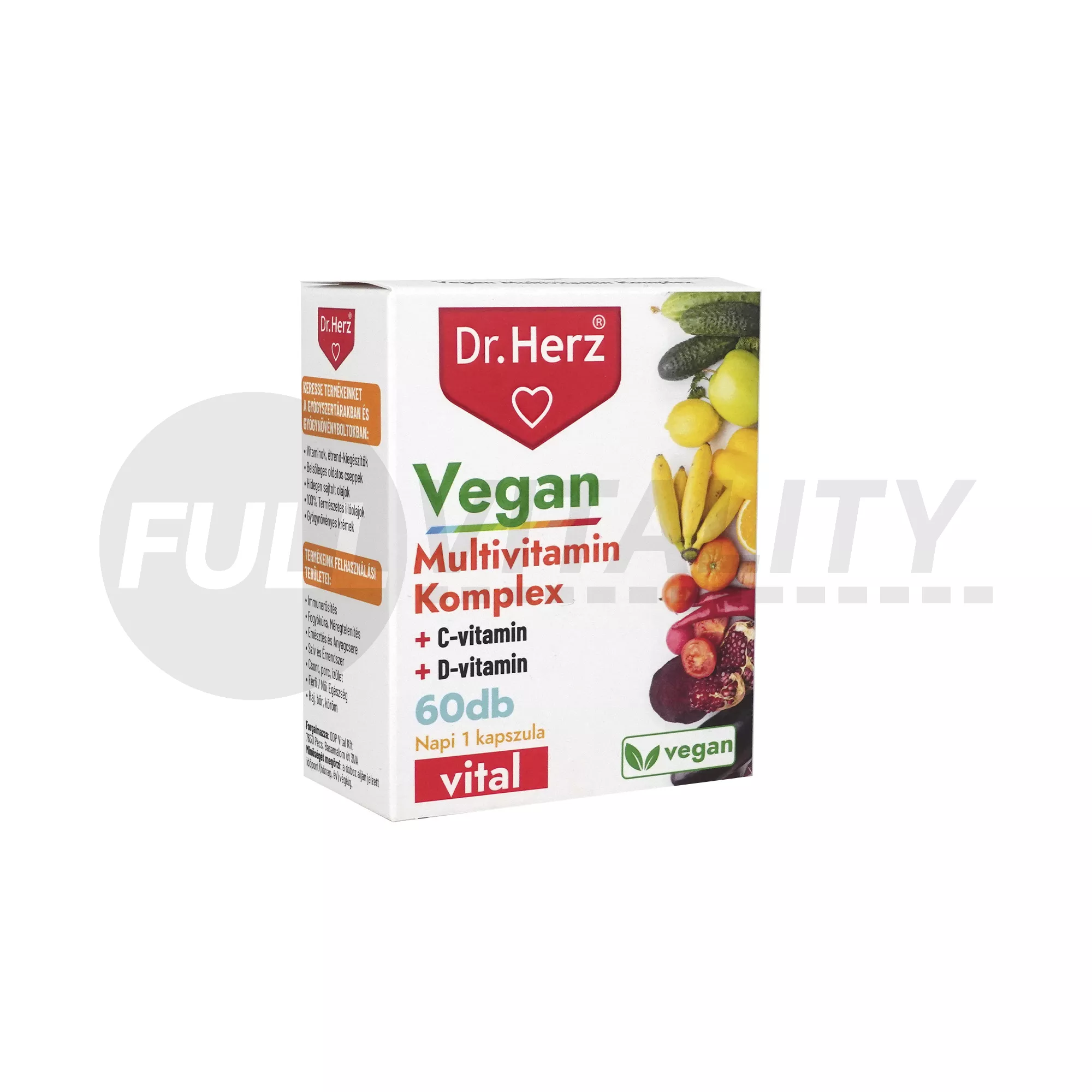 DR. HERZ VEGAN MULTIVITAMIN KAPSZULA 60DB