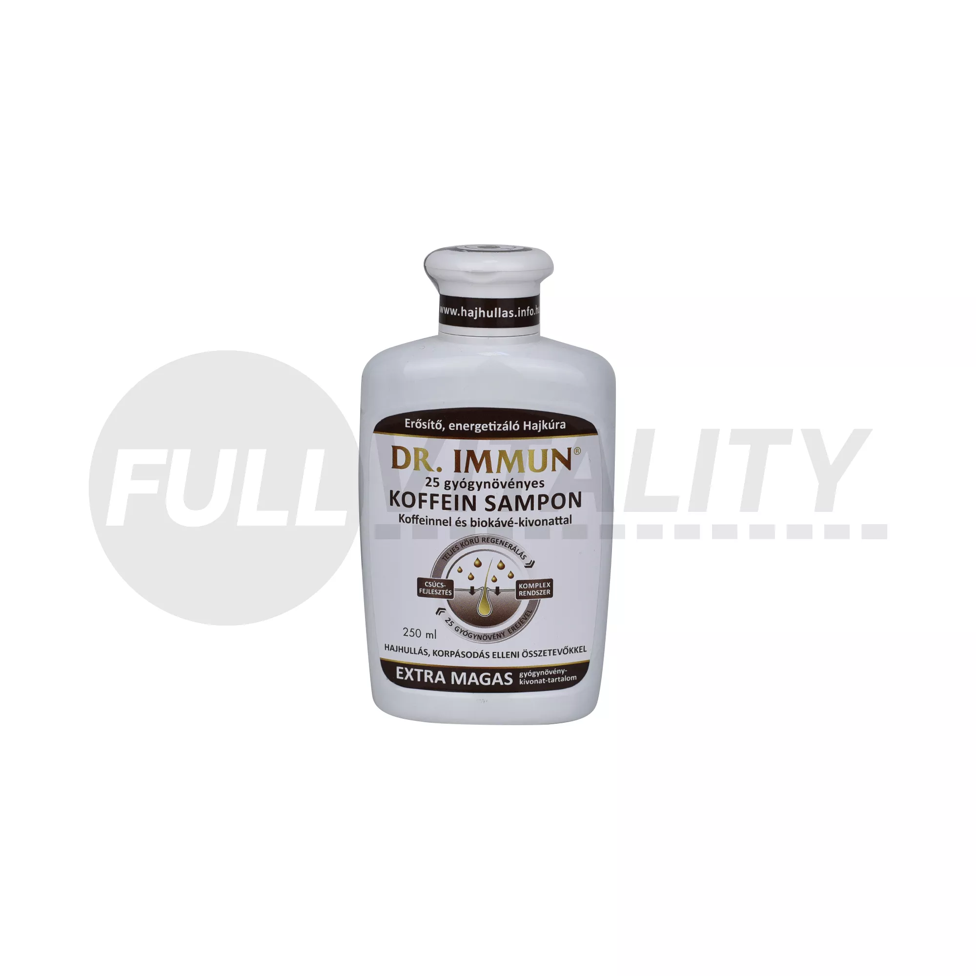 DR. IMMUN KOFFEINES SAMPON HAJHULLÁS ÉS KORPÁSODÁS ELLEN 250ML