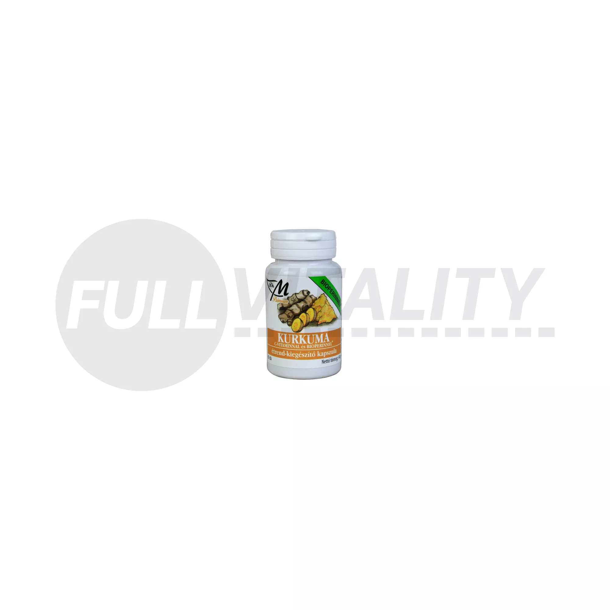 DR.M PRÉMIUM KURKUMA C-VITAMINNAL ÉS BIOPERINNEL 80DB