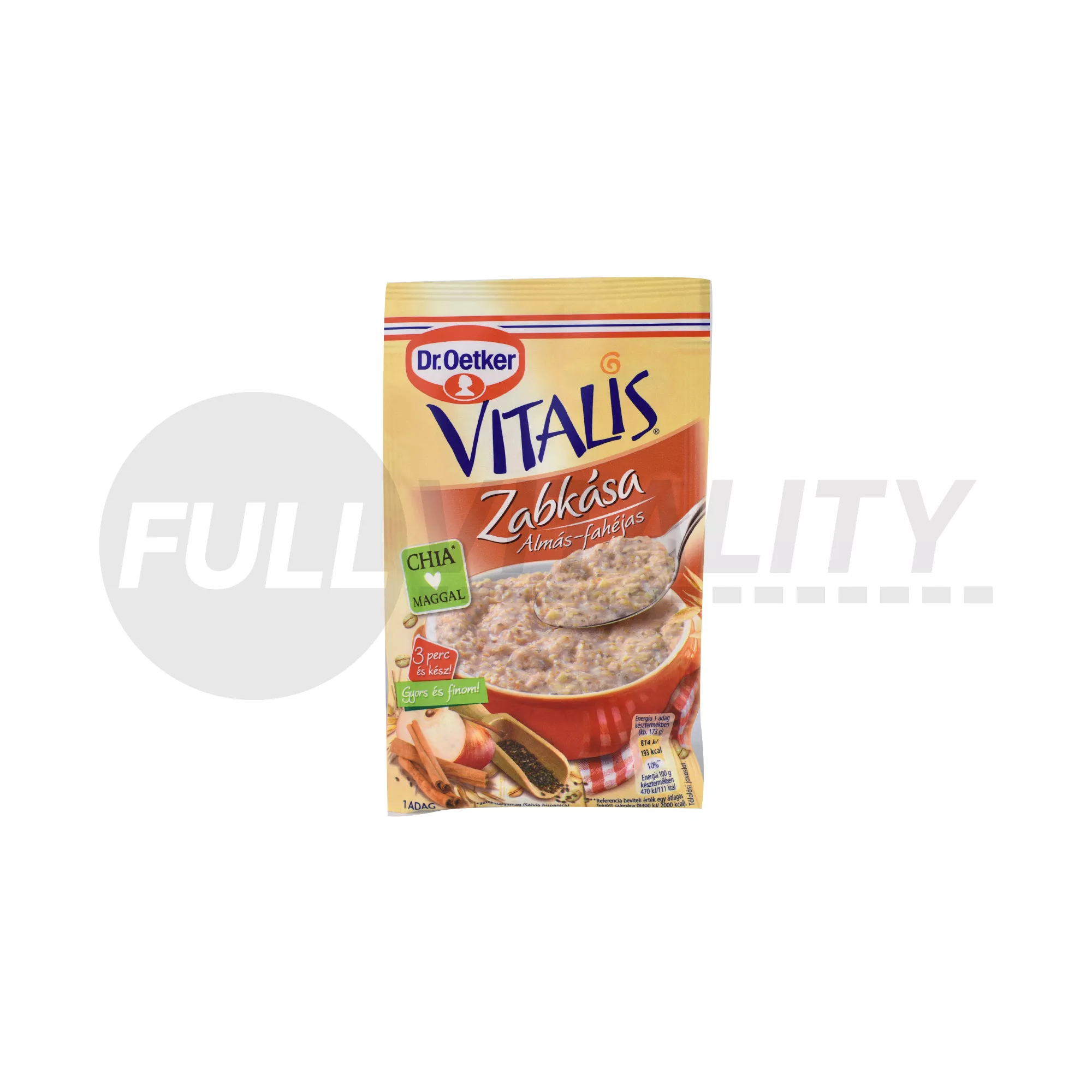 DR.OETKER VITALIS ZABKÁSA ALMÁS-FAHÉJAS 48G