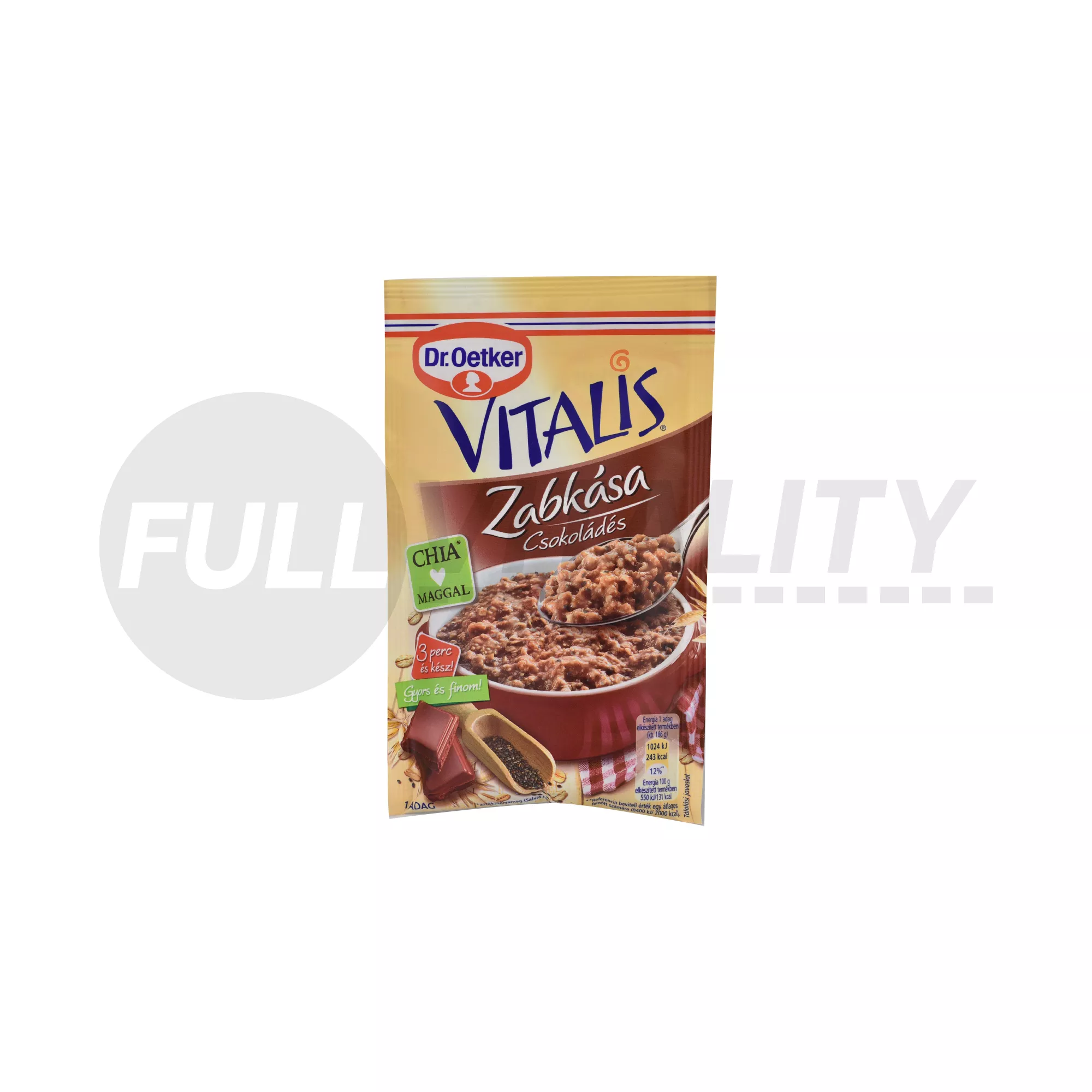 DR.OETKER VITALIS ZABKÁSA CSOKOLÁDÉS 61G