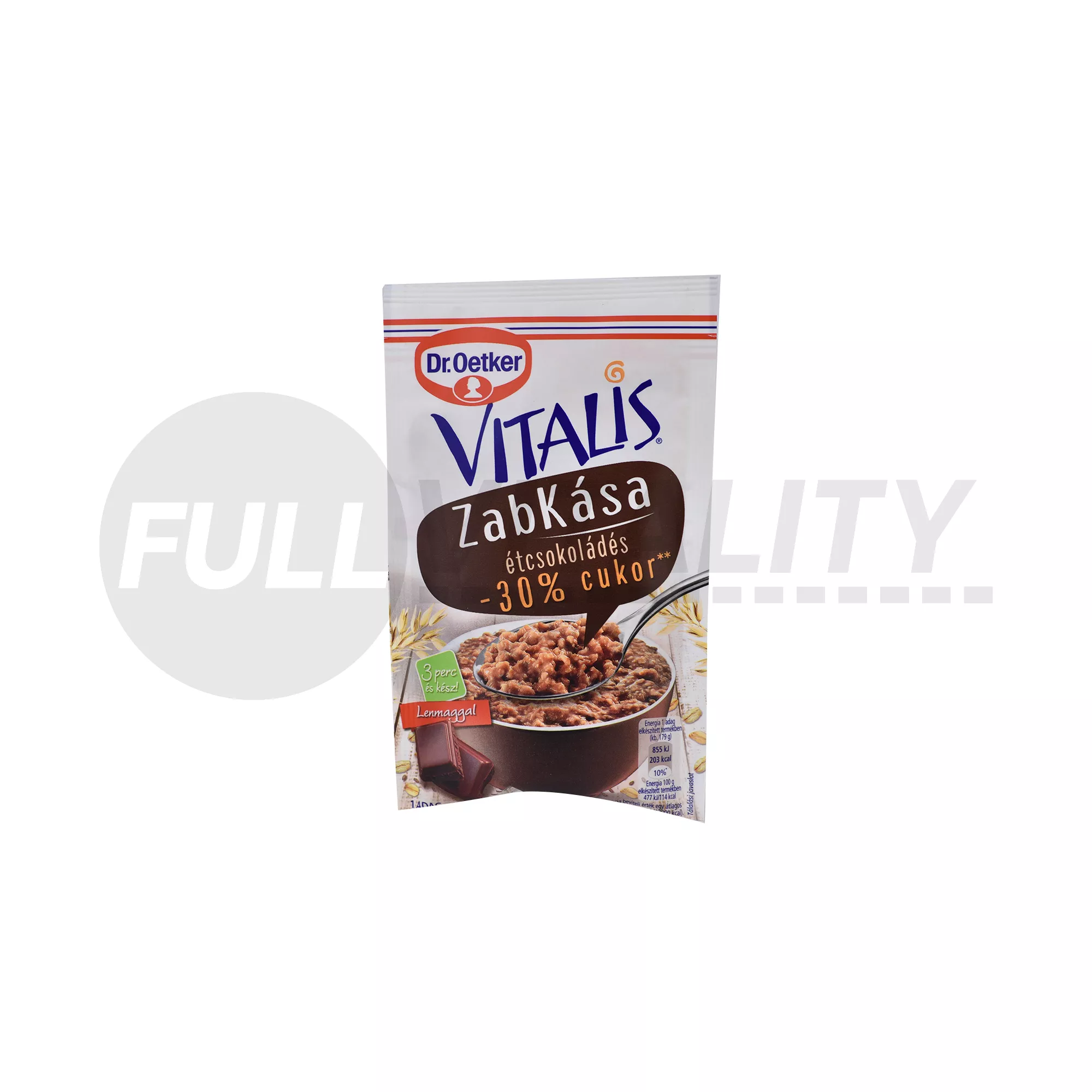 DR.OETKER VITALIS ZABKÁSA ÉTCSOKOLÁDÉS -30% CUKOR 54G