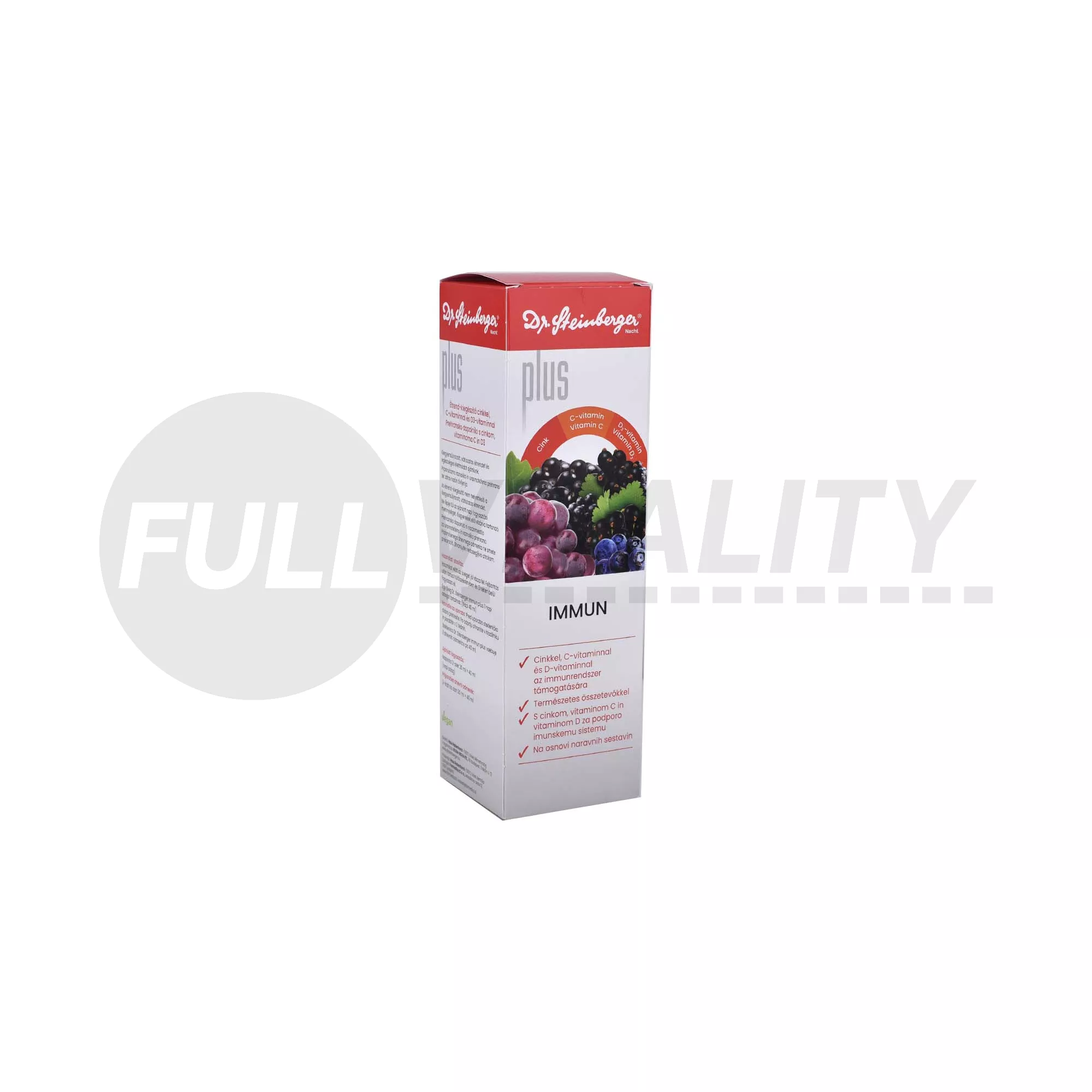 DR.STEINBERGER IMMUN PLUS VEGÁN 450ML