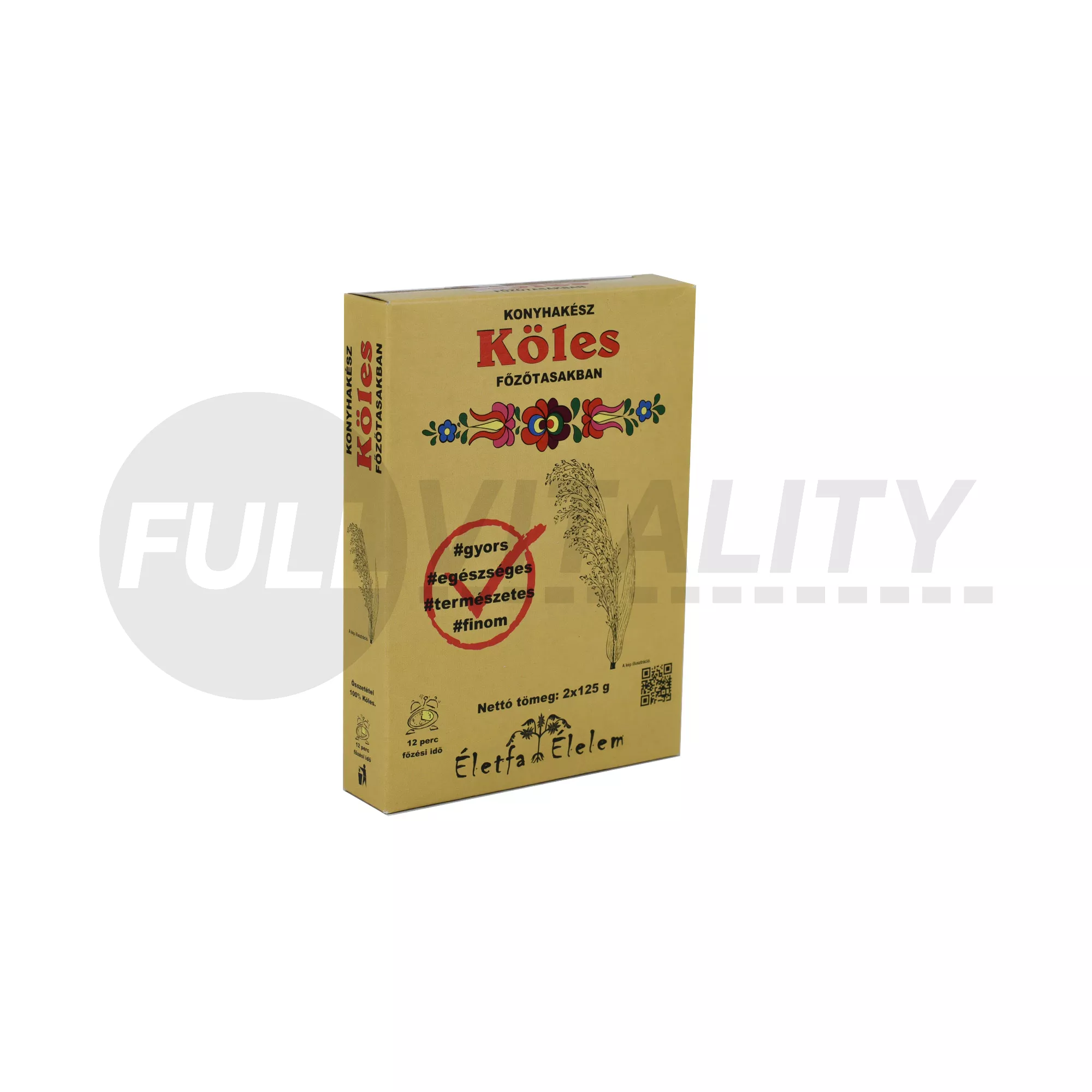 ÉLETFA KÖLES FŐZŐTASAKBAN 2X125G