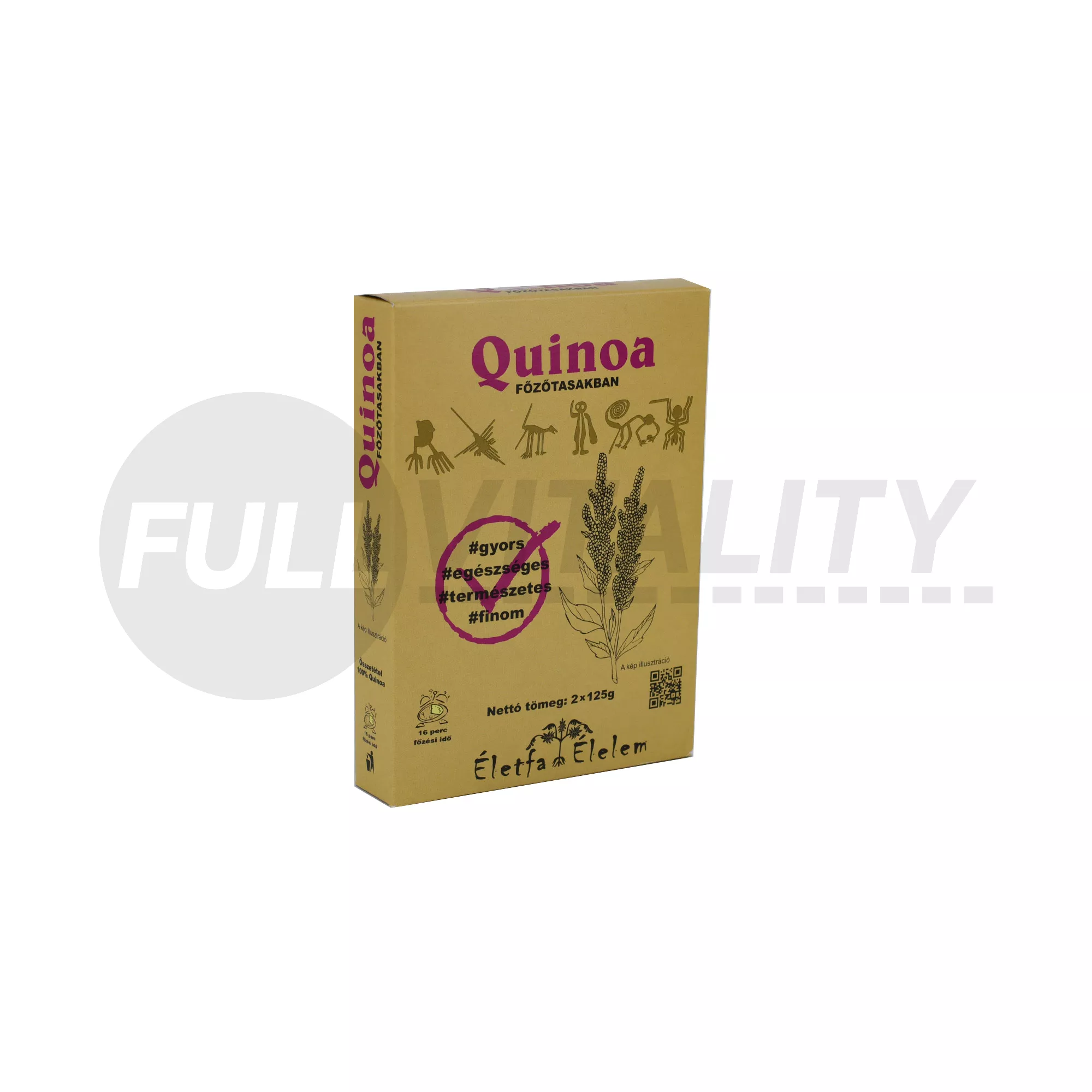 ÉLETFA QUINOA FŐTŐTASAKBAN 2X125G