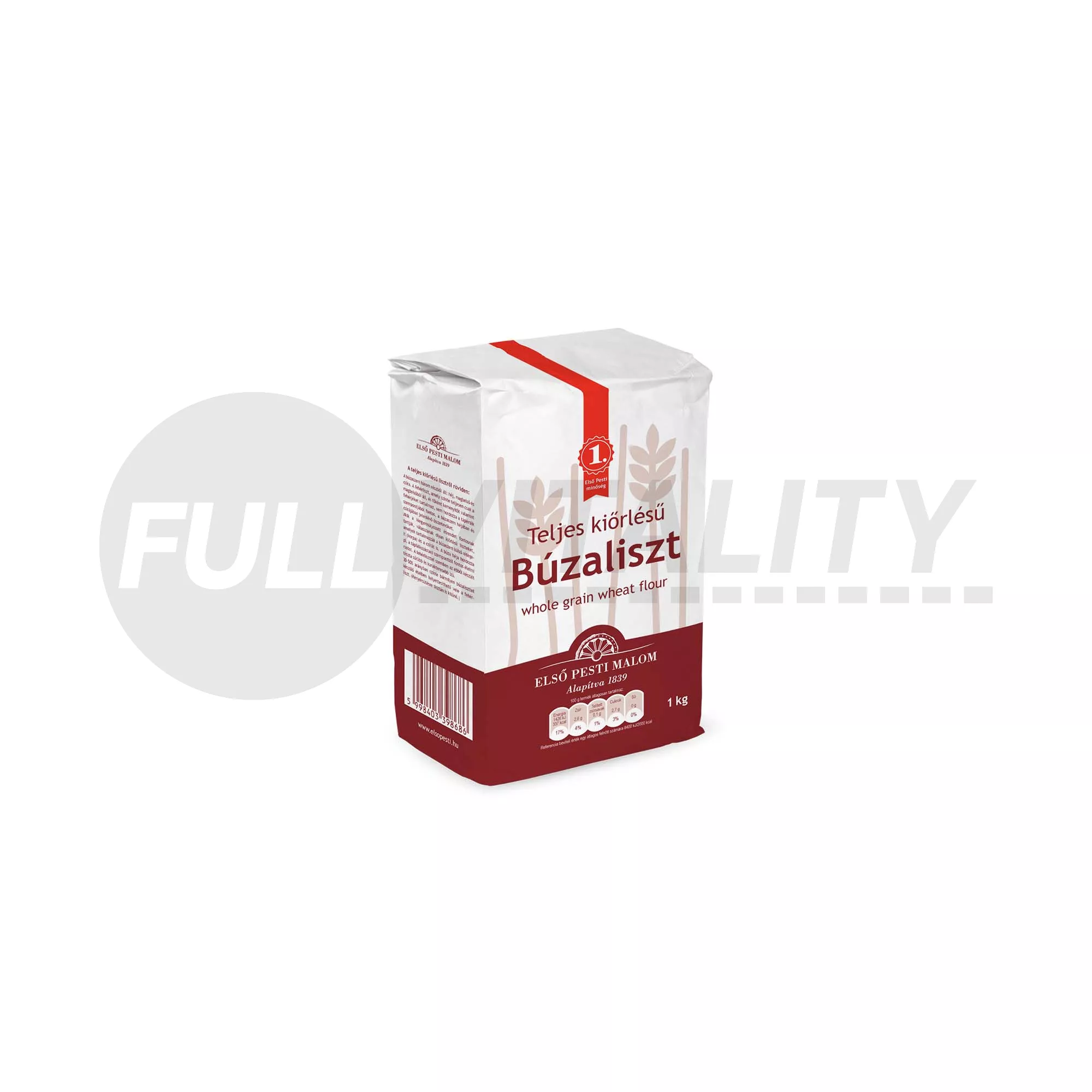 ELSŐ PESTI MALOM TELJES KIŐRLÉSŰ BÚZALISZT 1000G