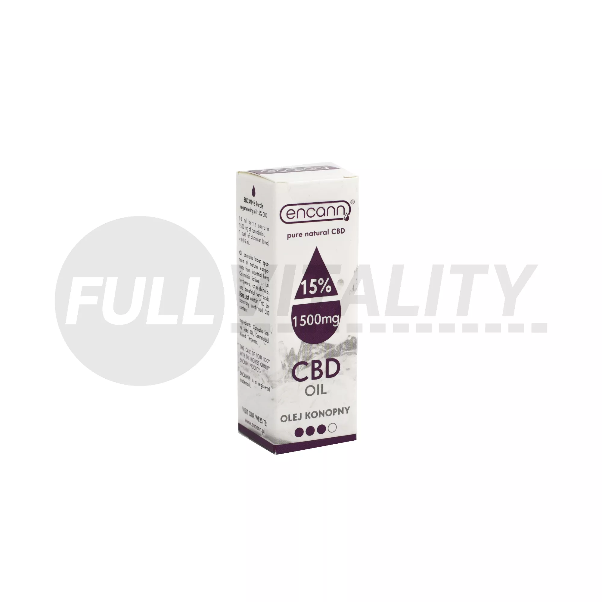 ENCANN PURPLE CBD OLAJ 15% 10ML