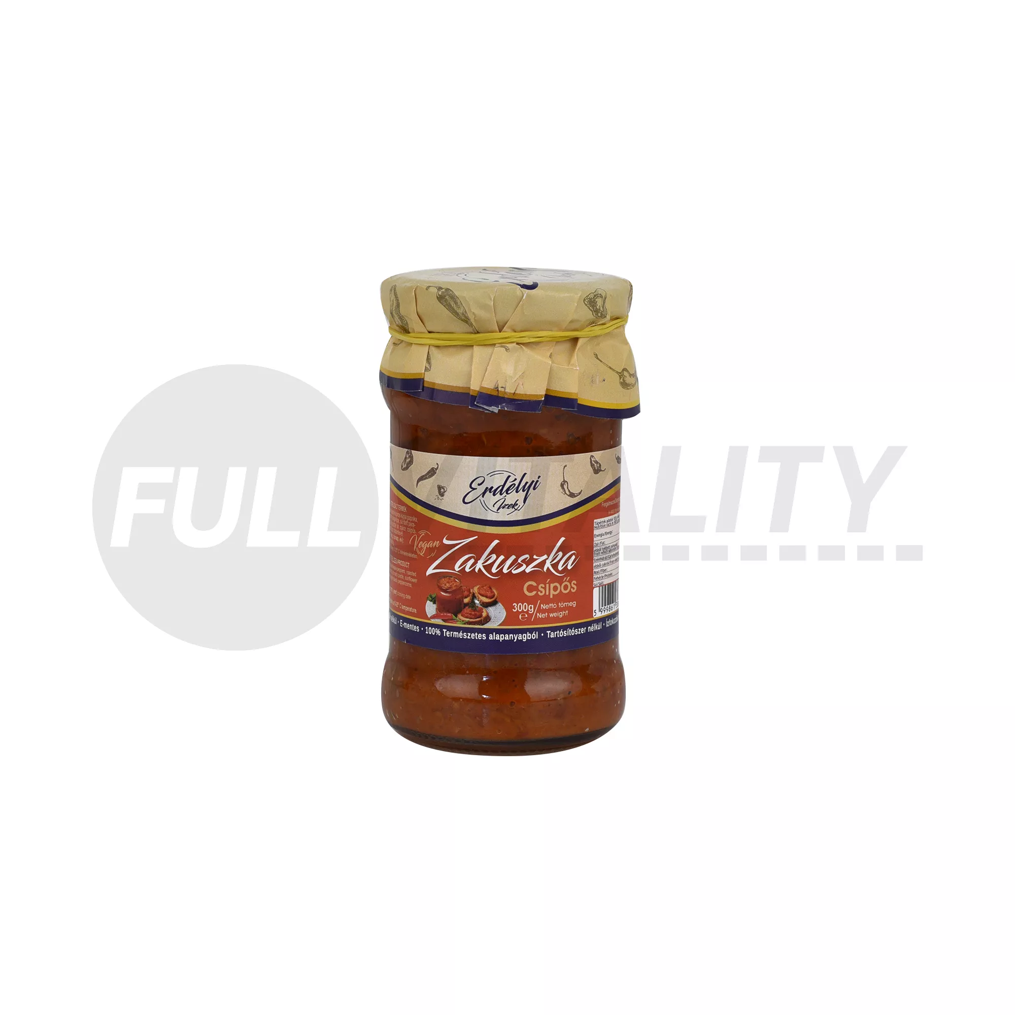 ERDÉLYI ÍZEK CSÍPŐS ZAKUSZKA 300G