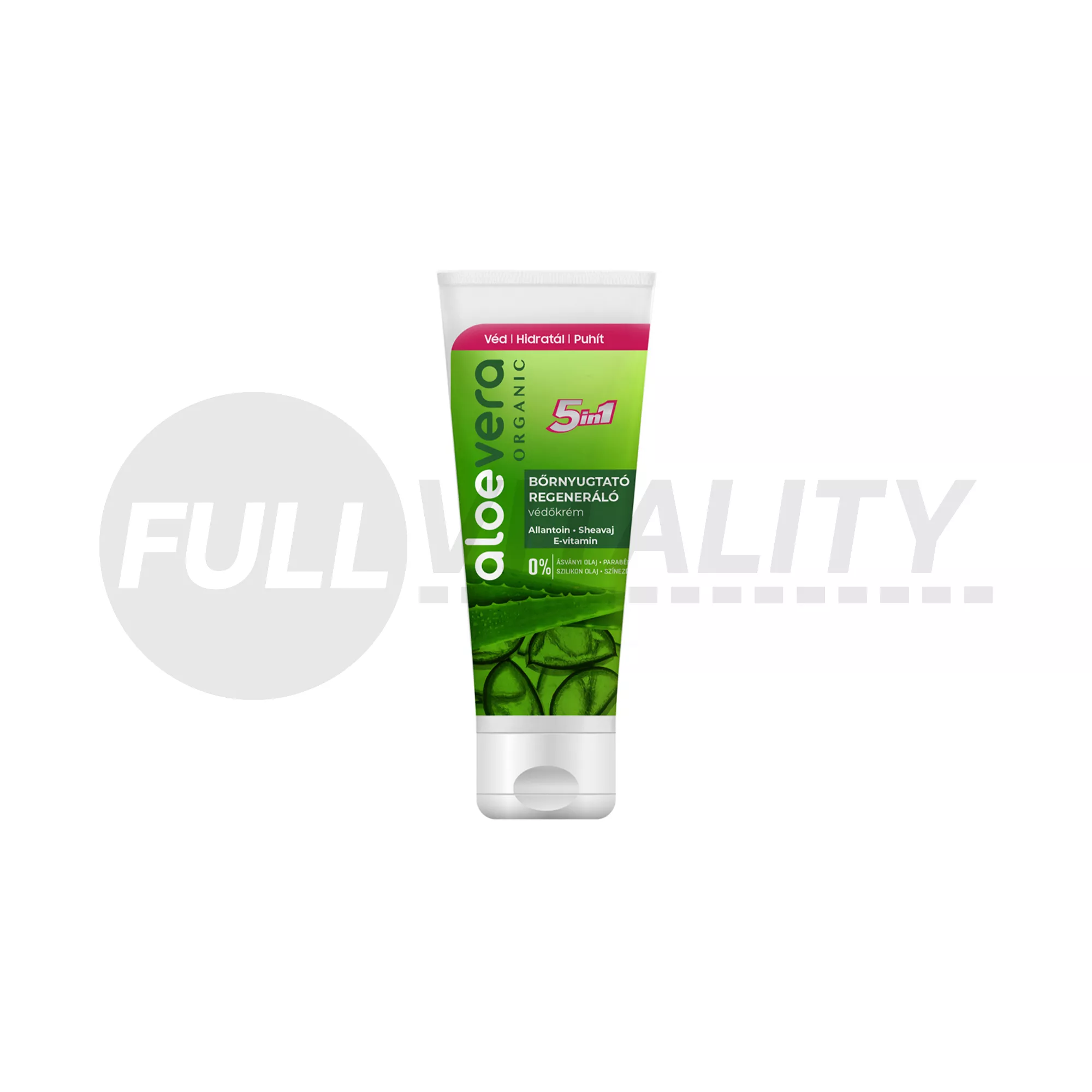 ALOE VERA ORGANIC BŐRNYUGTATÓ REGENERÁLÓ VÉDŐKRÉM E-VITAMINNAL 5IN1 100ML