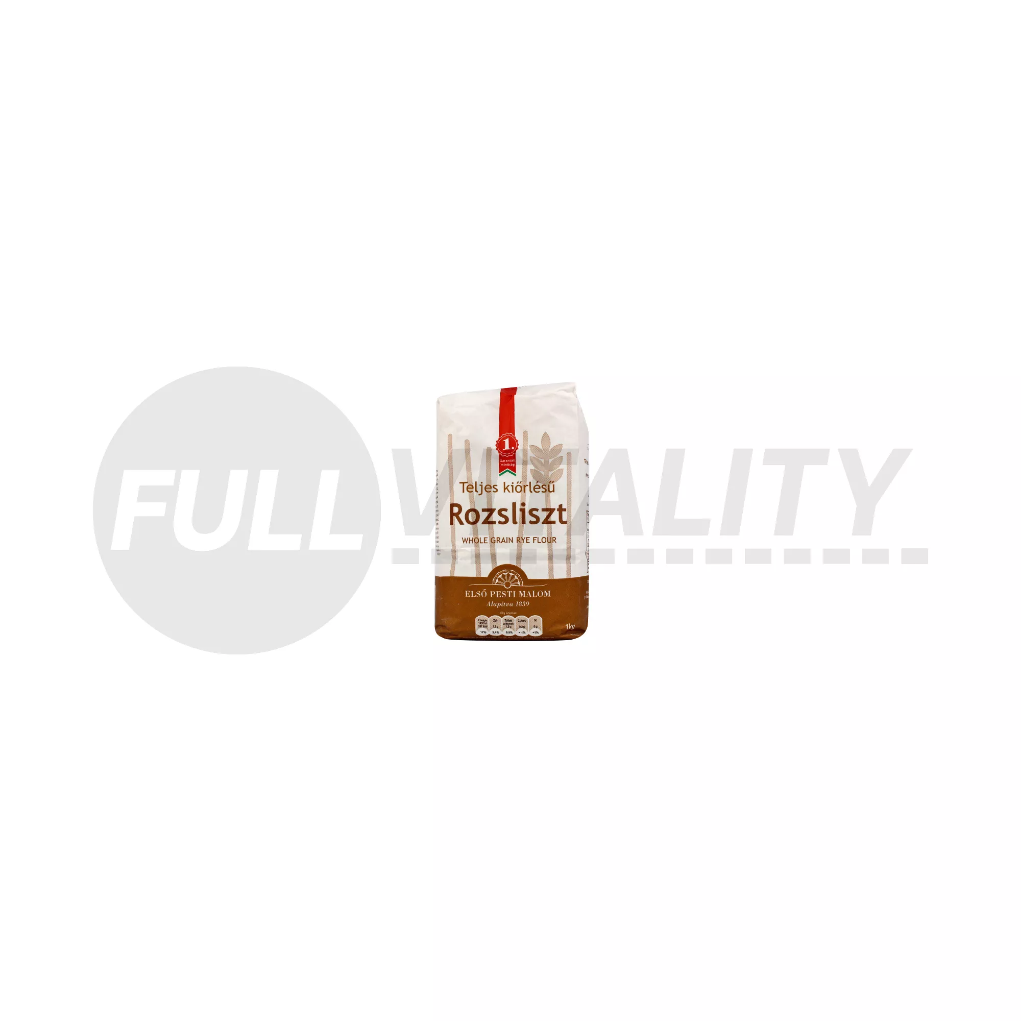 ELSŐ PESTI MALOM TELJES KIŐRLÉSŰ ROZSLISZT RL-190 1000G
