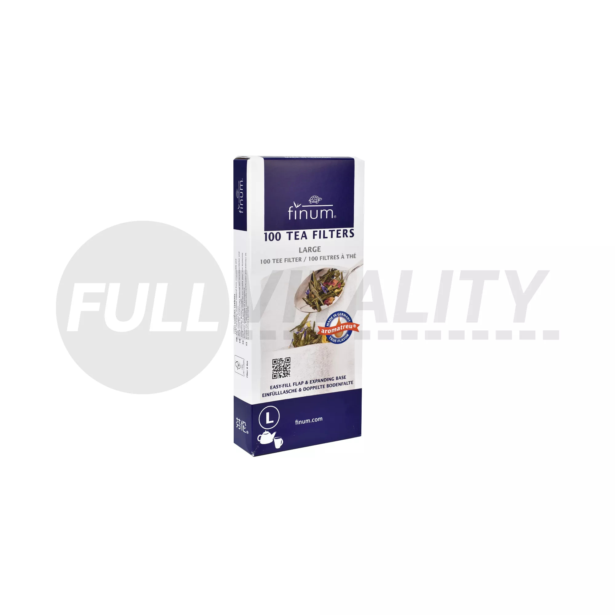 FINUM PAPÍR TEAFILTER 100DB