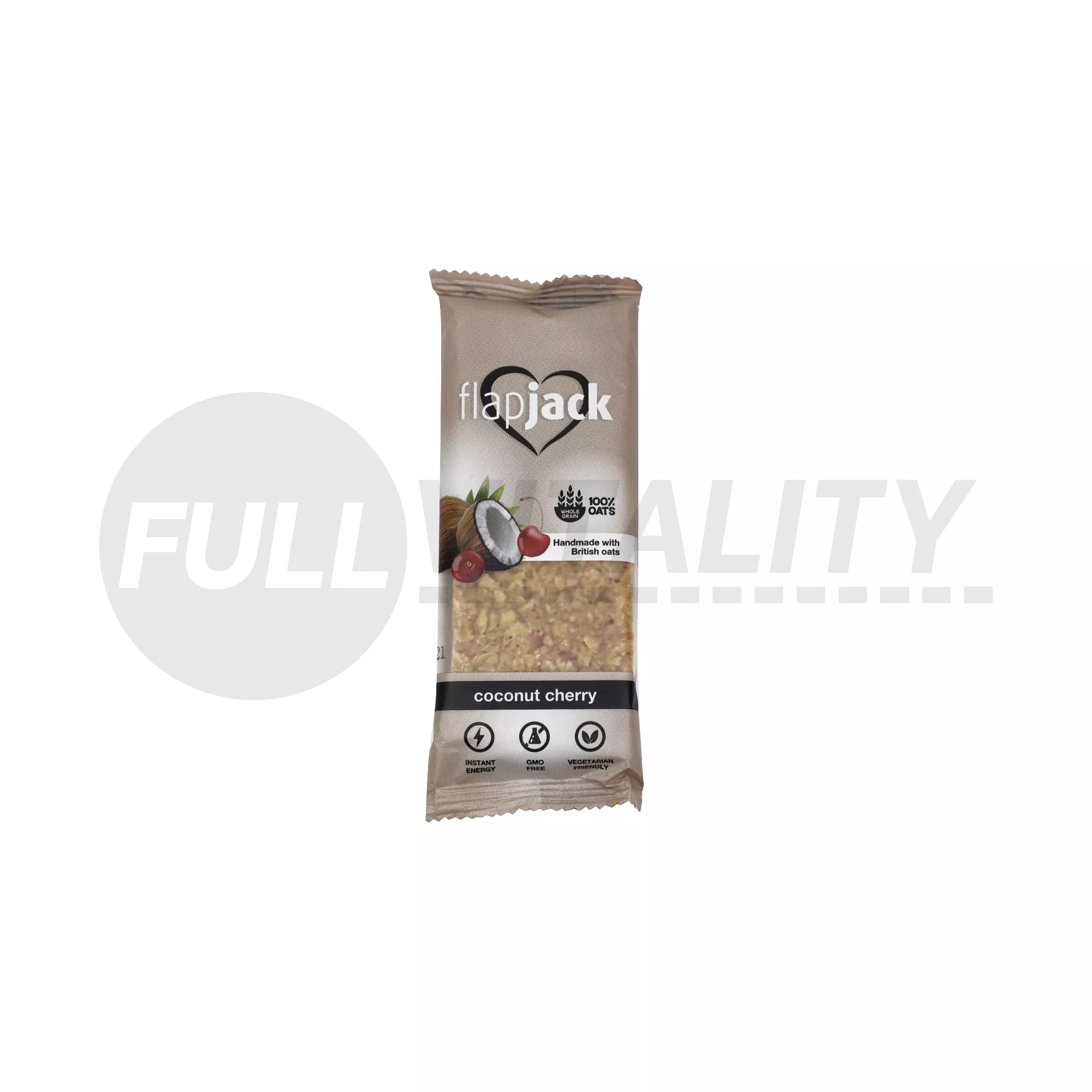 FLAPJACK KÓKUSZOS ZABSZELET KANDÍROZOTT CSERESZNYEDARABOKKAL 100G