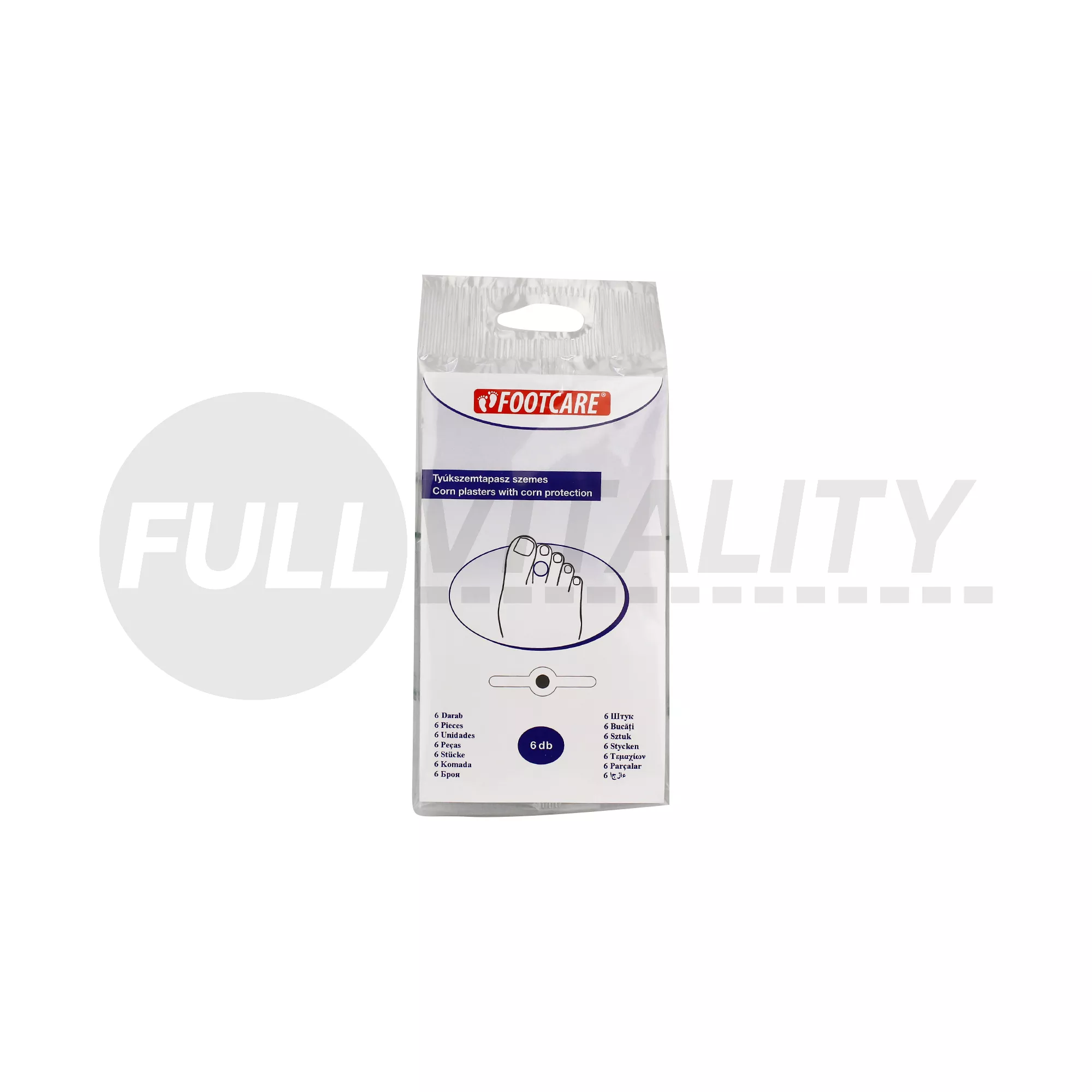 FOOTCARE TYÚKSZEMTAPASZ SZEMES 9+9DB