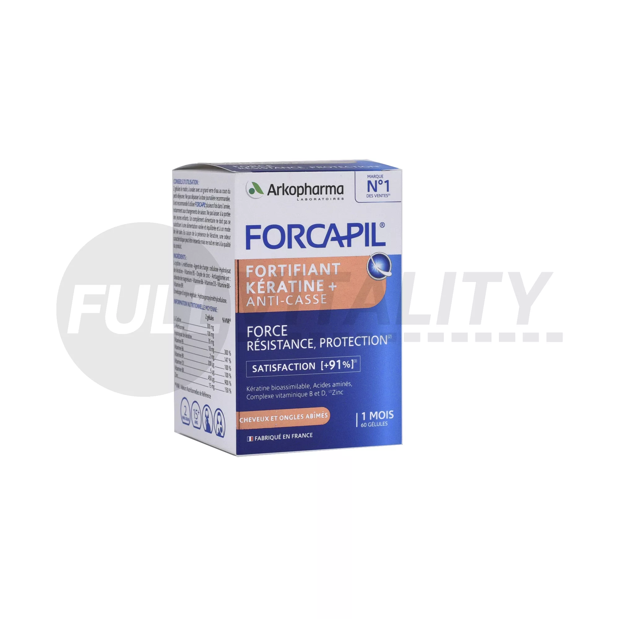 FORCAPIL KERATIN + KAPSZULA 60DB