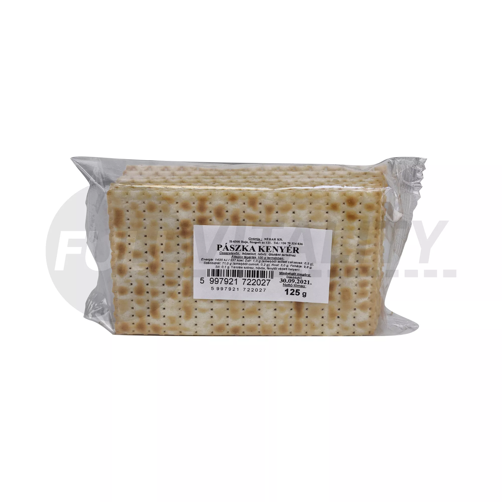 FORTUNA PÁSZKA KENYÉR BÚZALISZTBŐL 125G