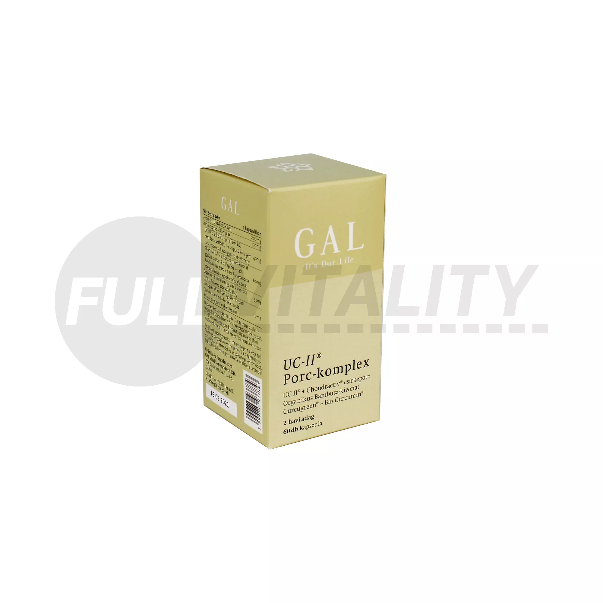 GAL UC-II PORC-KOMPLEX  KAPSZULA 60DB