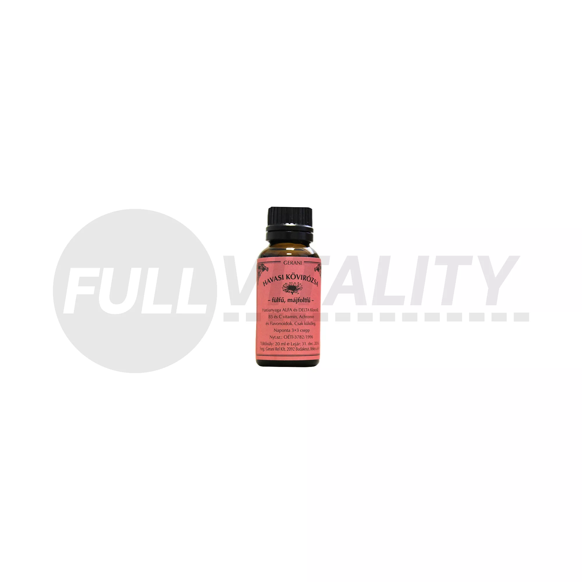 GERANI CSEPPEK HAVASI KÖVIRÓZSA 20ML