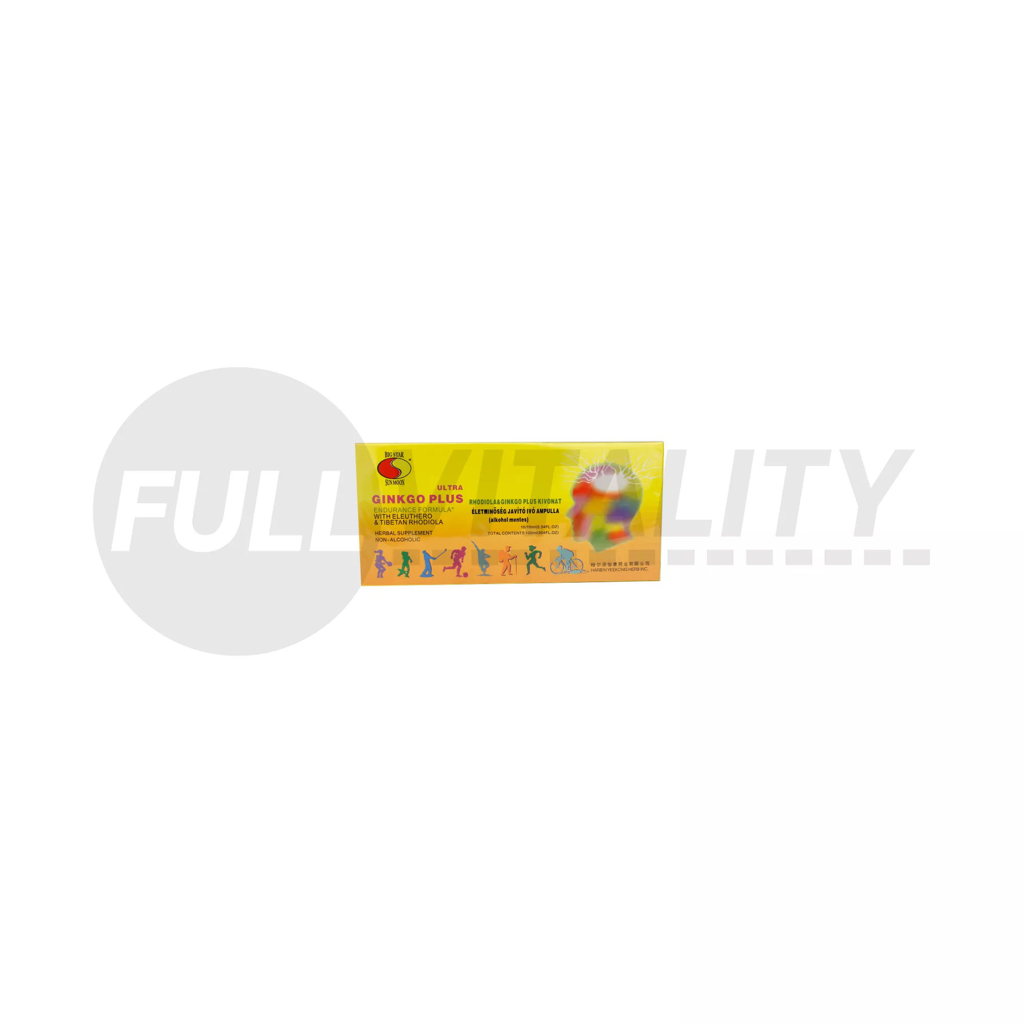 SUN MOON GINKGO ÉS RHODIOLA KIVONAT 10X10ML