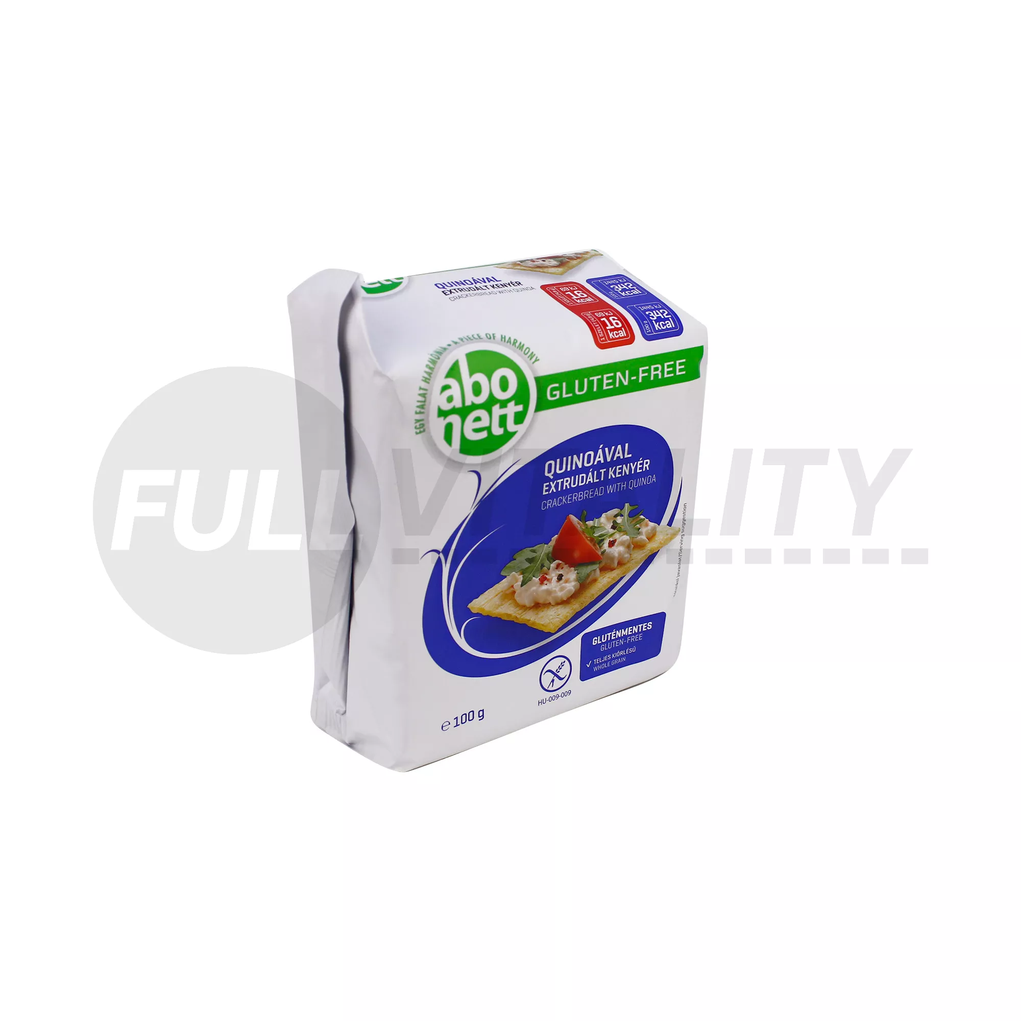 GLUTÉNMENTES ABONETT EXTRUDÁLT KENYÉR QUINOÁVAL 100G