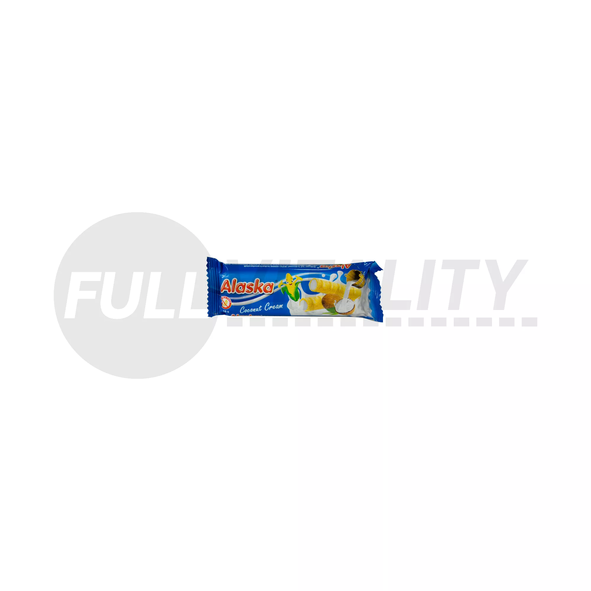 GLUTÉNMENTES ALASKA KÓKUSZOS ÍZŰ KRÉMMEL TÖLTÖTT KUKORICAOSTYA 18G