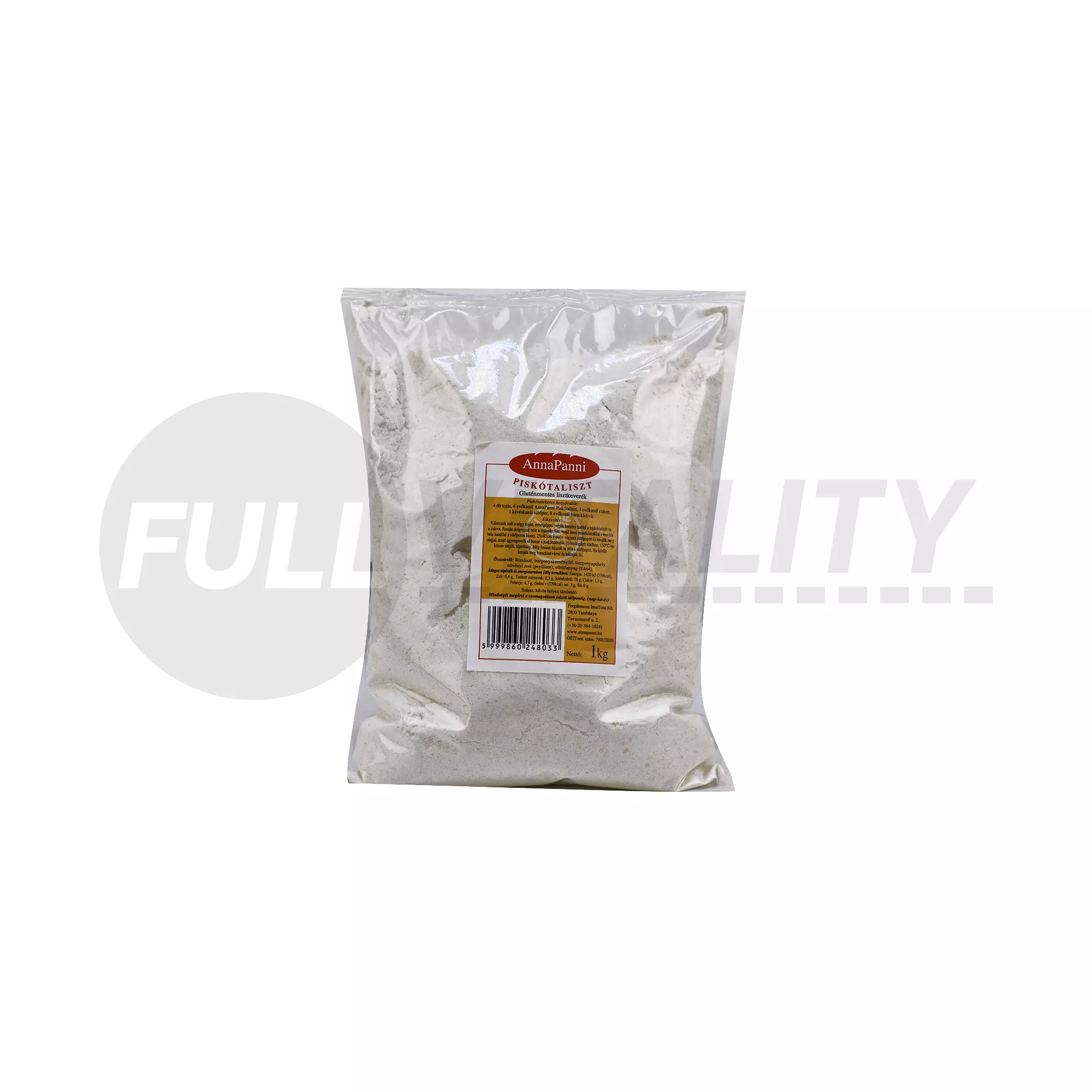 GLUTÉNMENTES ANNAPANNI PISKÓTALISZT 1000G