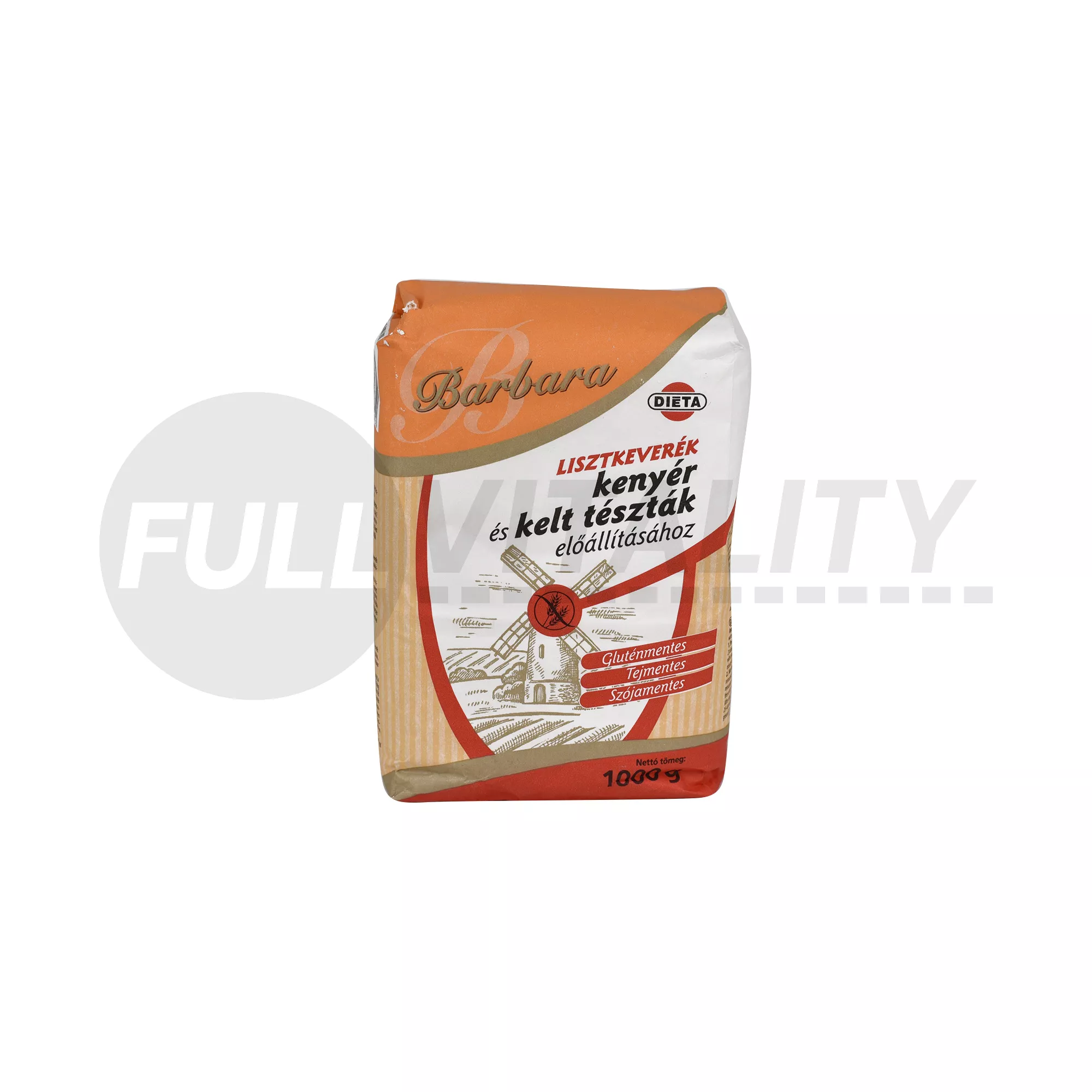GLUTÉNMENTES BARBARA LISZTKEVERÉK KENYÉR ÉS KELT TÉSZTA 1000G