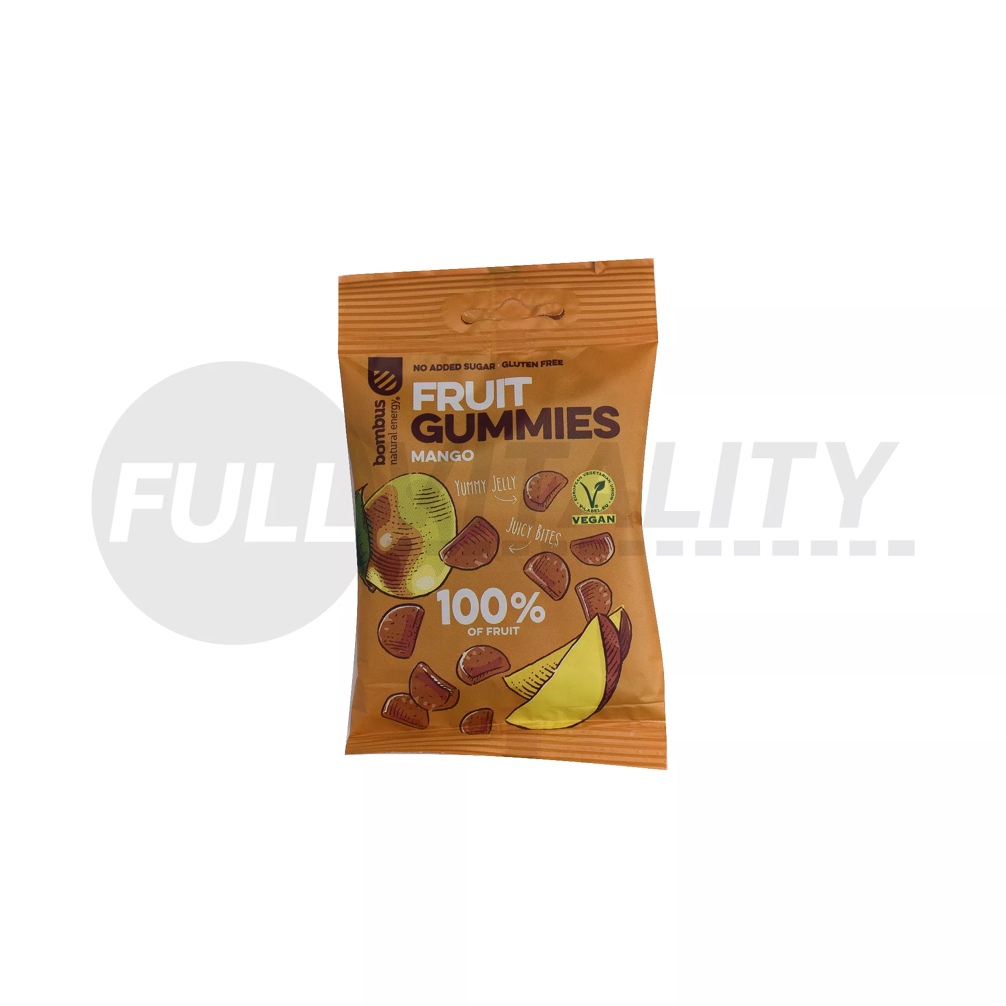 GLUTÉNMENTES BOMBUS FRUIT ENERGY GUMMIES MANGÓS GYÜMÖLCSCUKORKÁK 35G