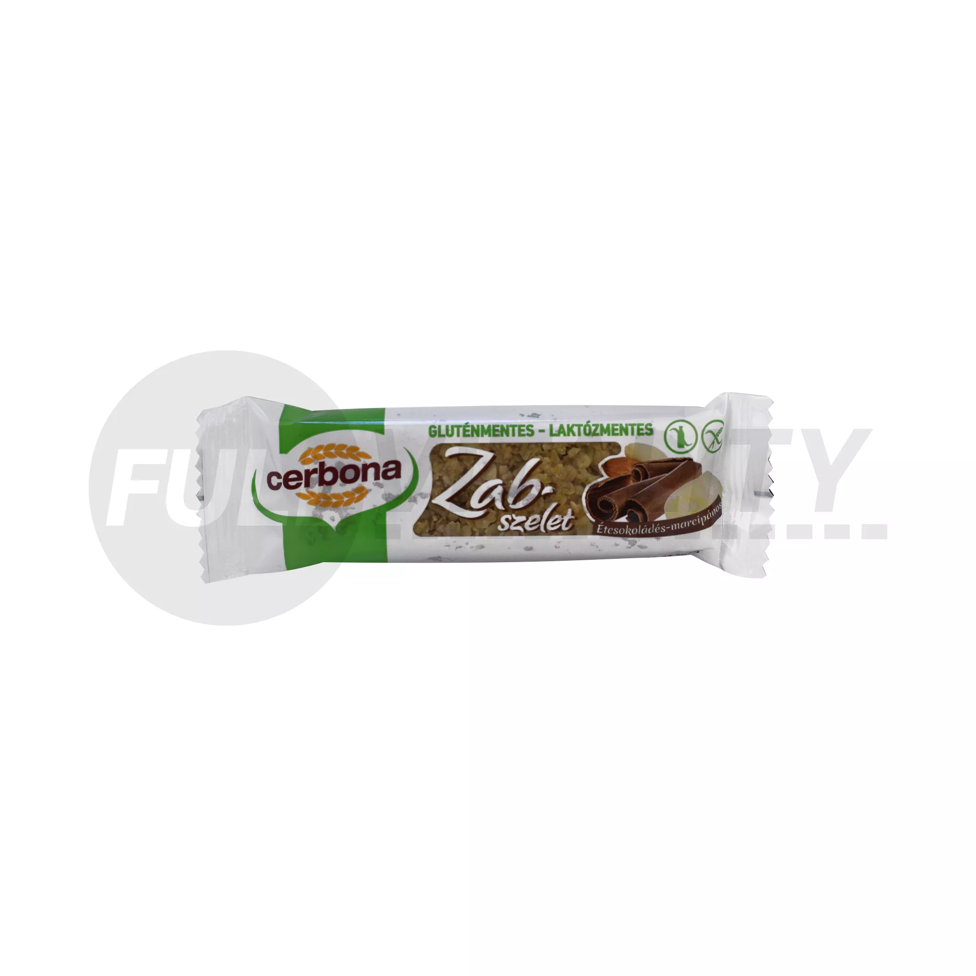 GLUTÉNMENTES CERBONA  ÉTCSOKOLÁDÉS-MARCIPÁNOS ZABSZELET 40G