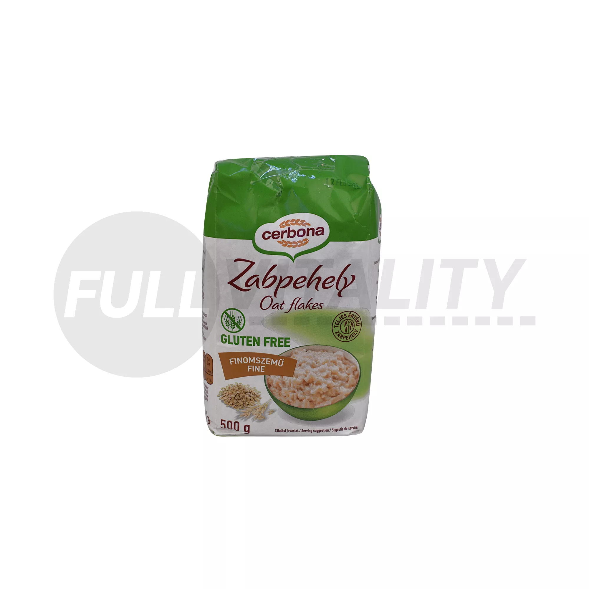 GLUTÉNMENTES CERBONA ZABPEHELY FINOM SZEMŰ 500G