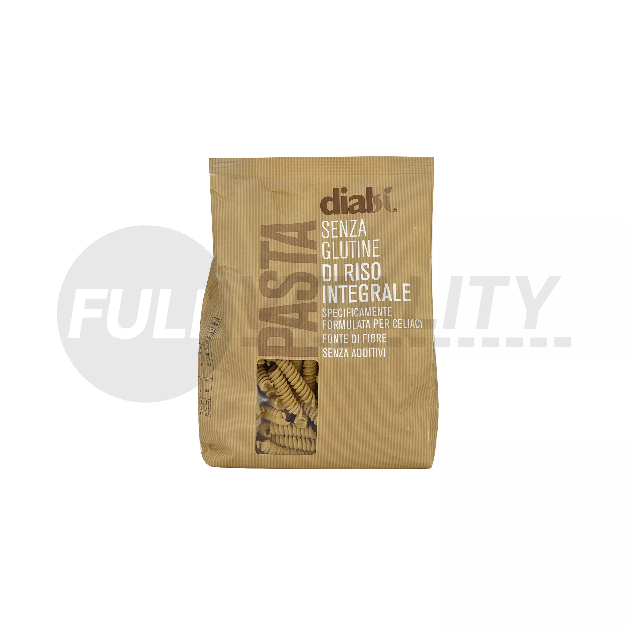 GLUTÉNMENTES DIALSÍ BARNA RIZSLISZT TÉSZTA FUSILLI 400G