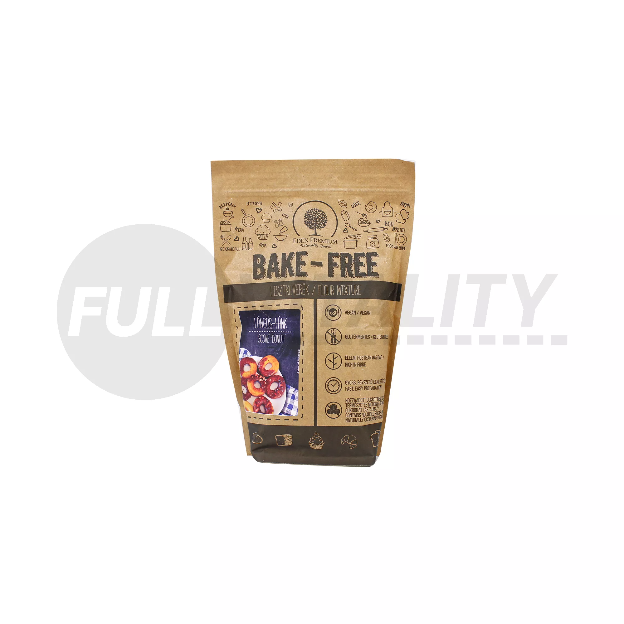 GLUTÉNMENTES ÉDEN PRÉMIUM BAKE-FREE LÁNGOS-FÁNK LISZTKEVERÉK 1000G