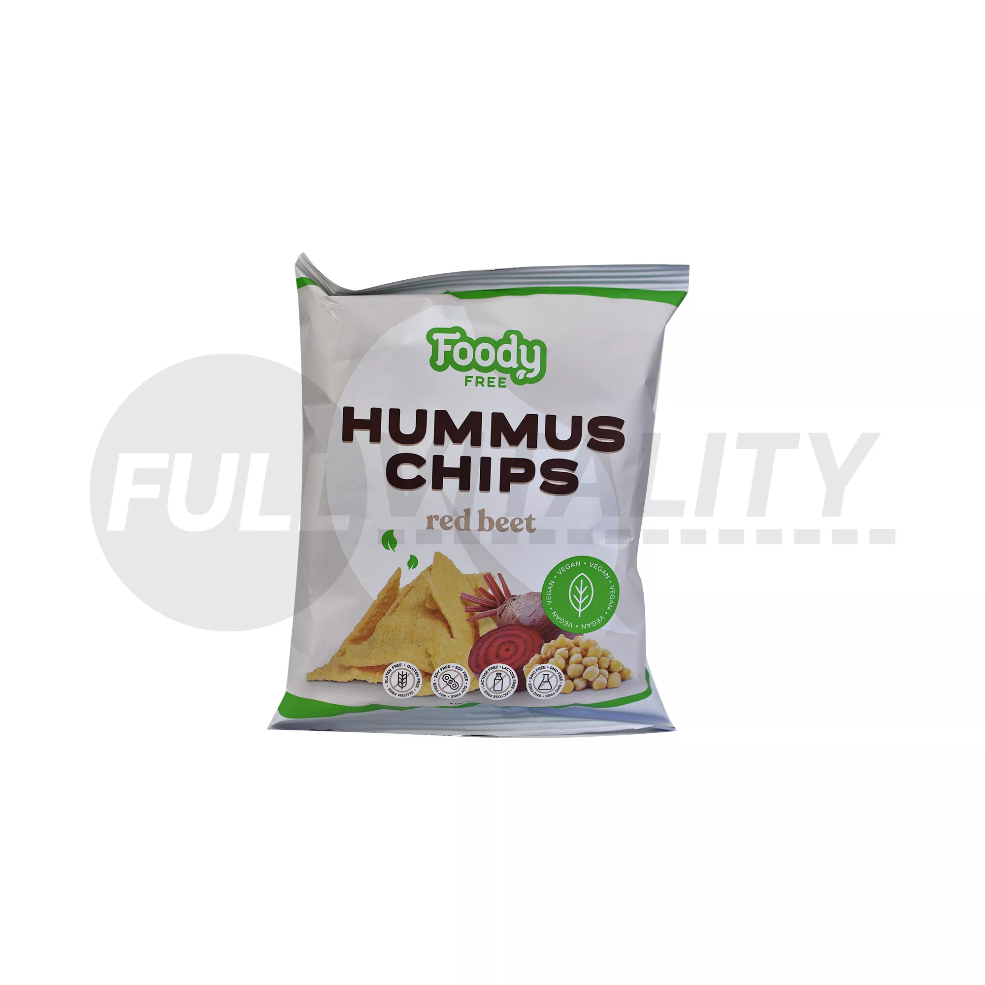 GLUTÉNMENTES FOODY FREE HUMMUS CHIPS CÉKLÁVAL 50G