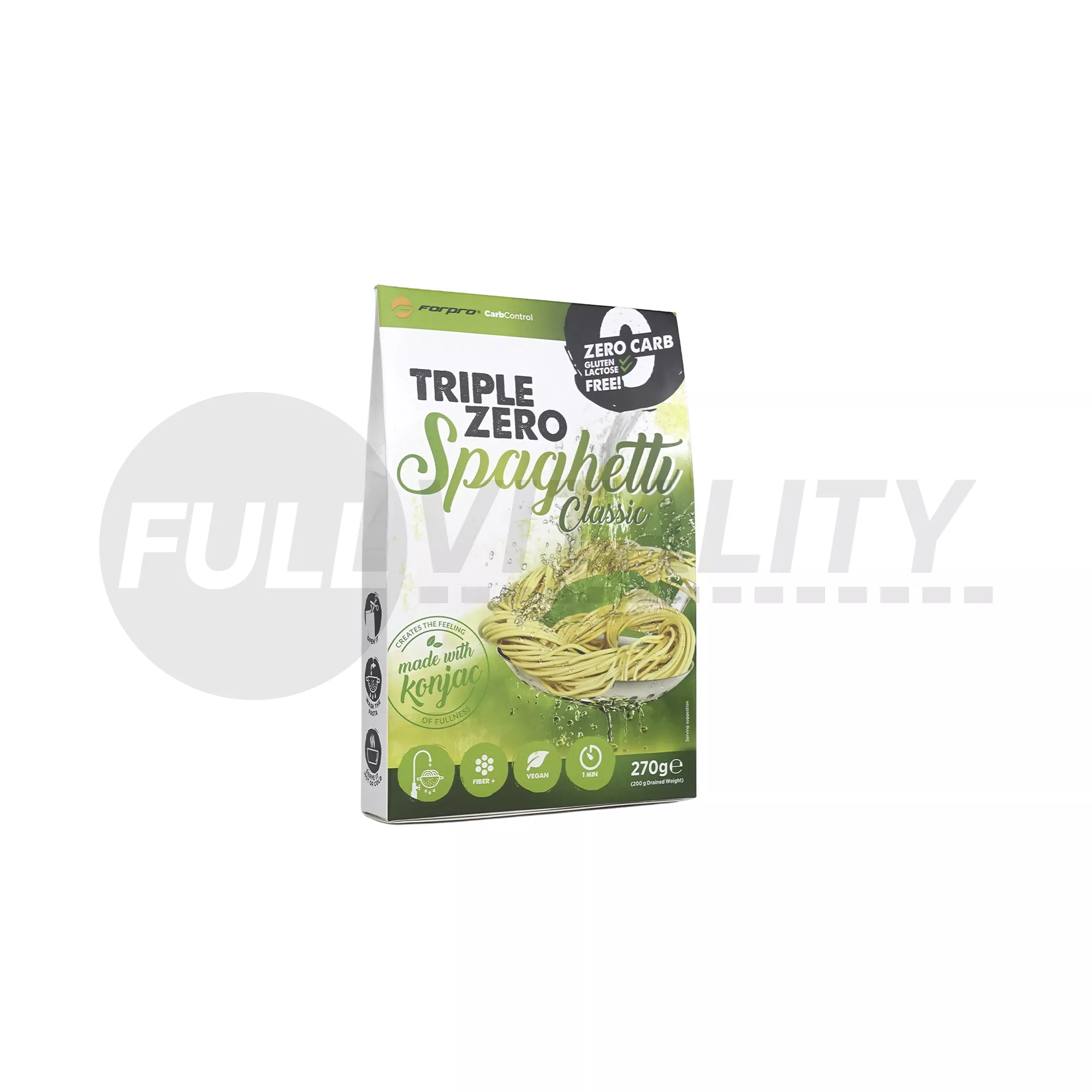 GLUTÉNMENTES FORPRO TÉSZTA SPAGETTI NULLA KALÓRIA 270G