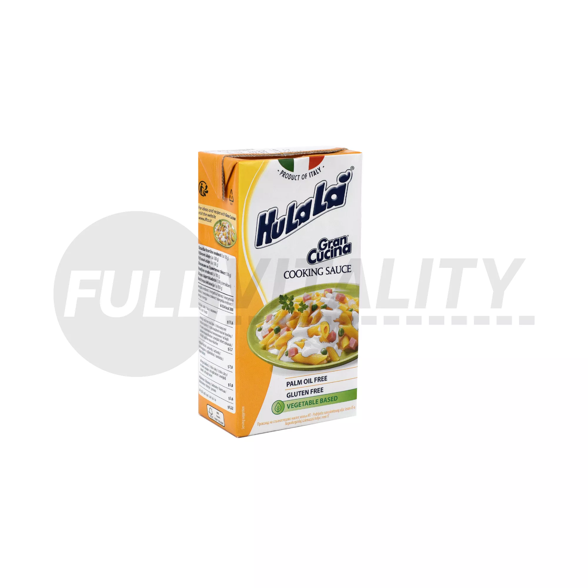 GLUTÉNMENTES HULALA GRAN CUCINA FŐZŐKRÉM  500ML