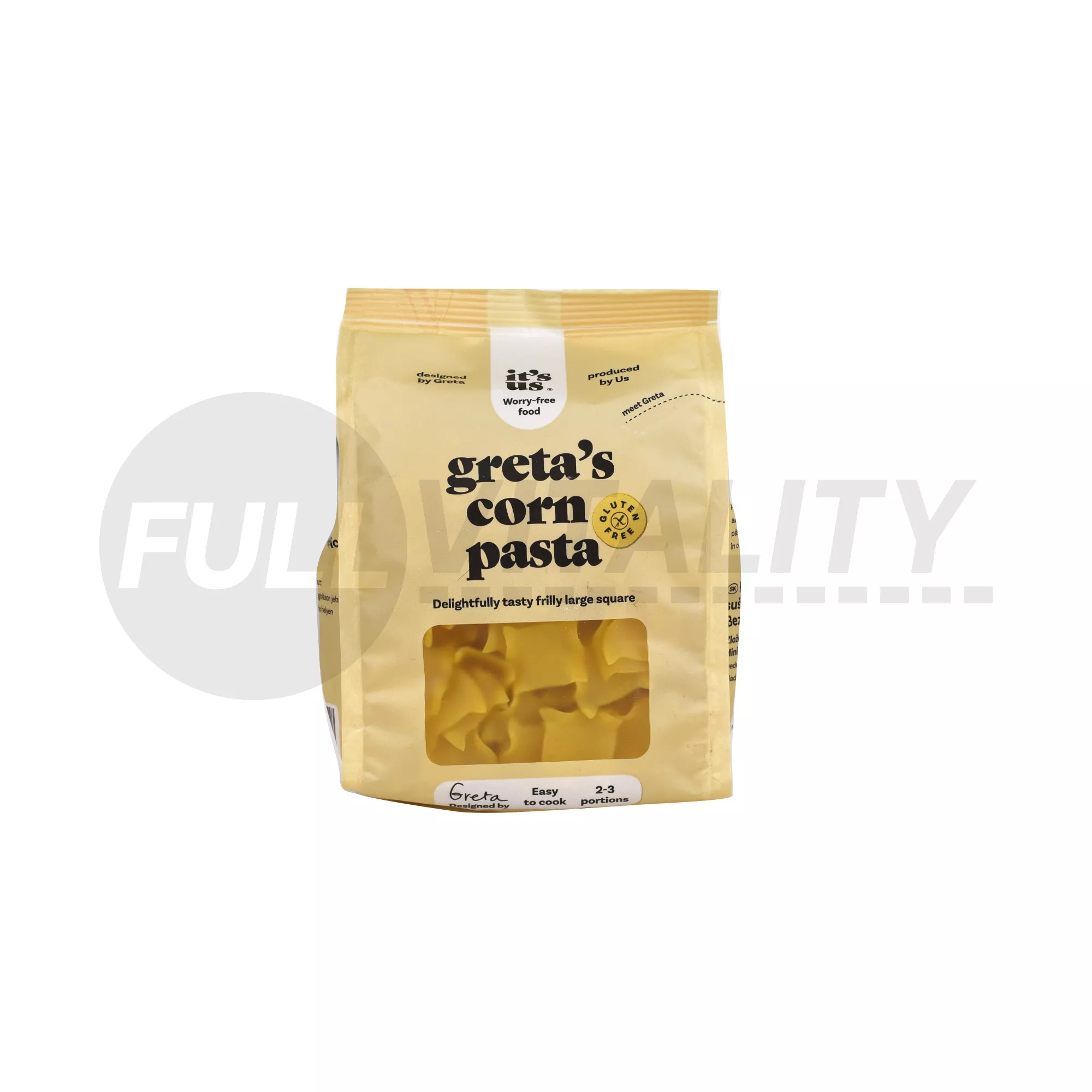 GLUTÉNMENTES ITS US GRETA KUKORICA TÉSZTA NAGYKOCKA 200G