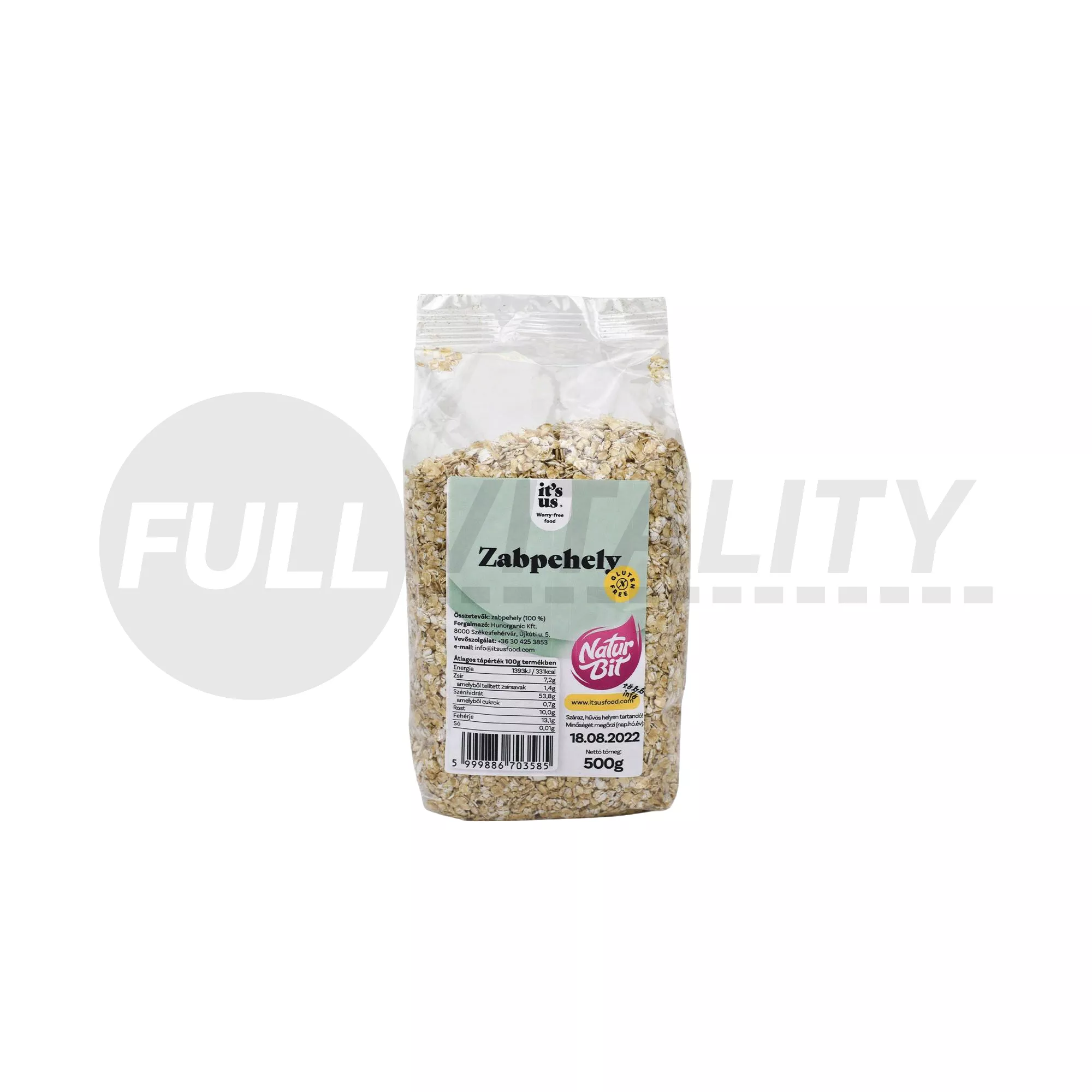 GLUTÉNMENTES ITS US NATURBIT ZABPEHELY 500G