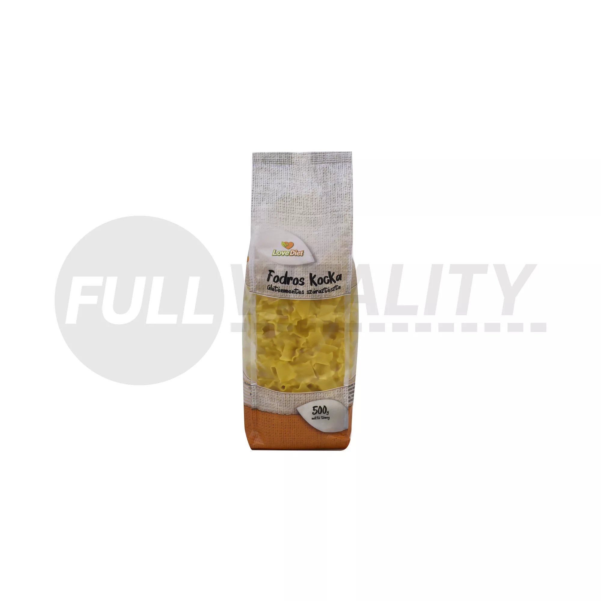 GLUTÉNMENTES LOVE DIET FODROS KOCKA SZÁRAZTÉSZTA 500G